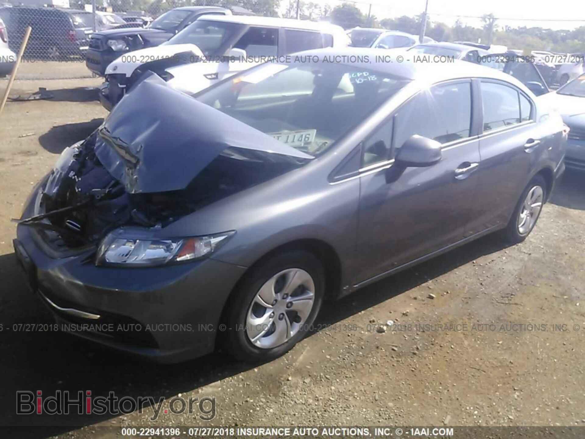 2013 Honda Civic - VIN: 19XFB2F57DE066755 - Фото 2