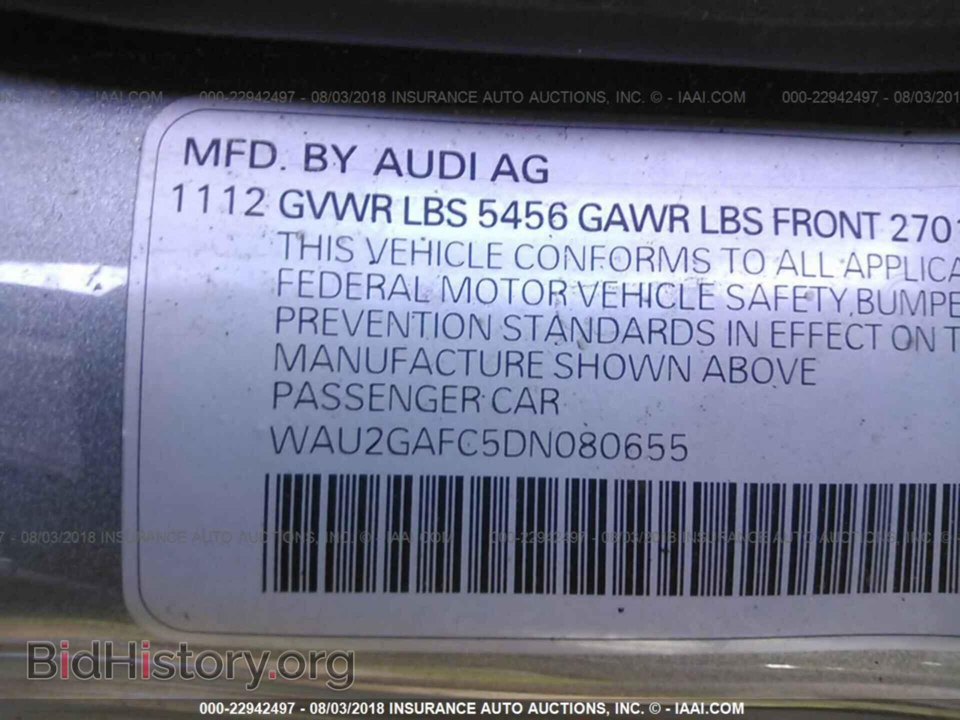 2013 Audi A7 - VIN: WAU2GAFC5DN080655 - Photo 9