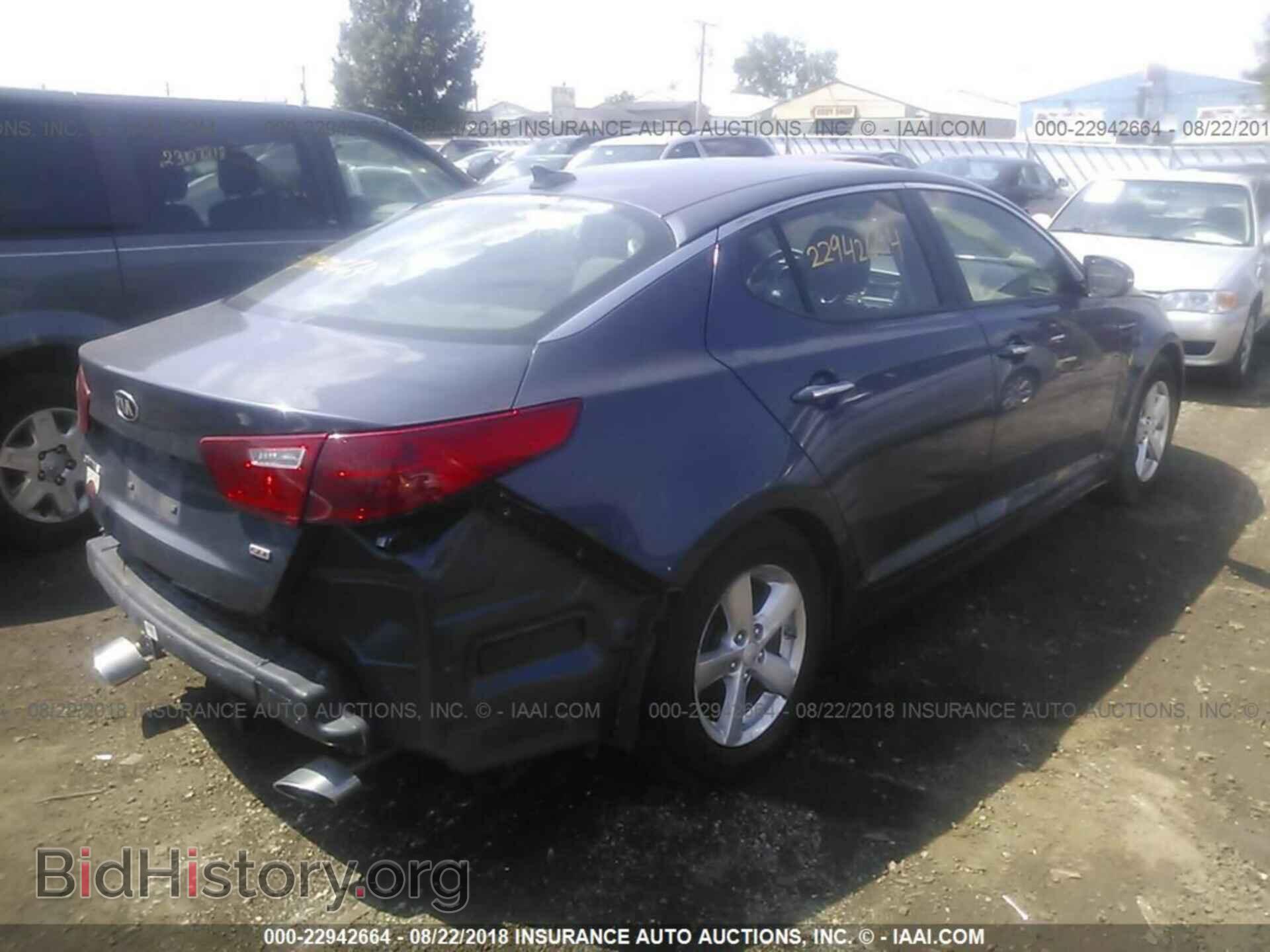 2015 KIA OPTIMA - VIN: KNAGM4A76F5587190 - Photo 4