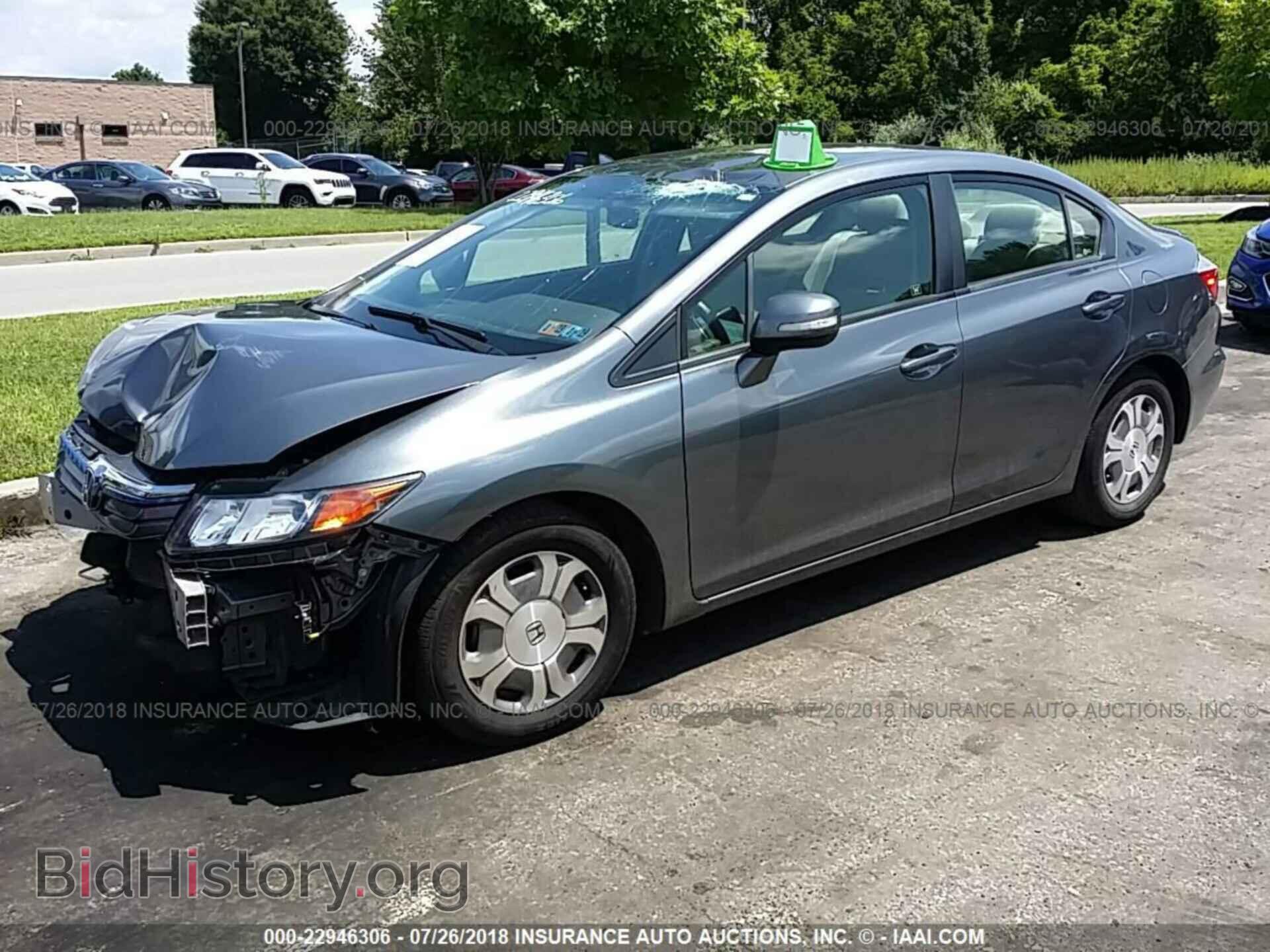 2012 Honda CIVIC (VIN JHMFB4F29CS009534) — фото 2 из 10