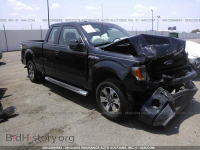 2013 Ford F150, черный — VIN 1FTFX1CF4DFD22977, IAAI