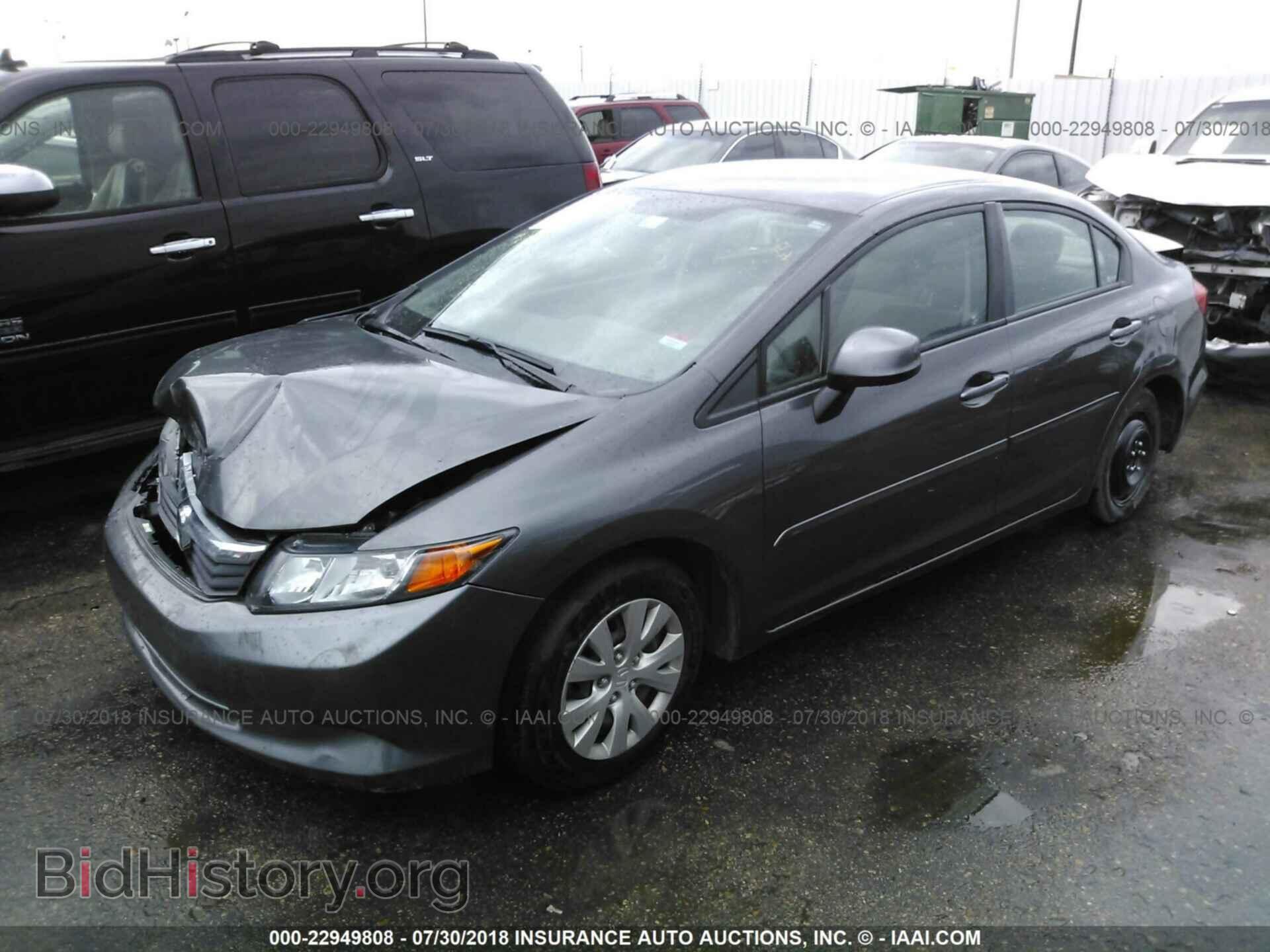 2012 Honda Civic - VIN: 2HGFB2F55CH581371 - Photo 2
