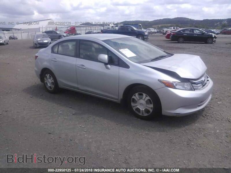 2012 Honda CIVIC (VIN JHMFB4F22CS004949) — фото 1 из 10, IAAI, повреждение: передняя часть