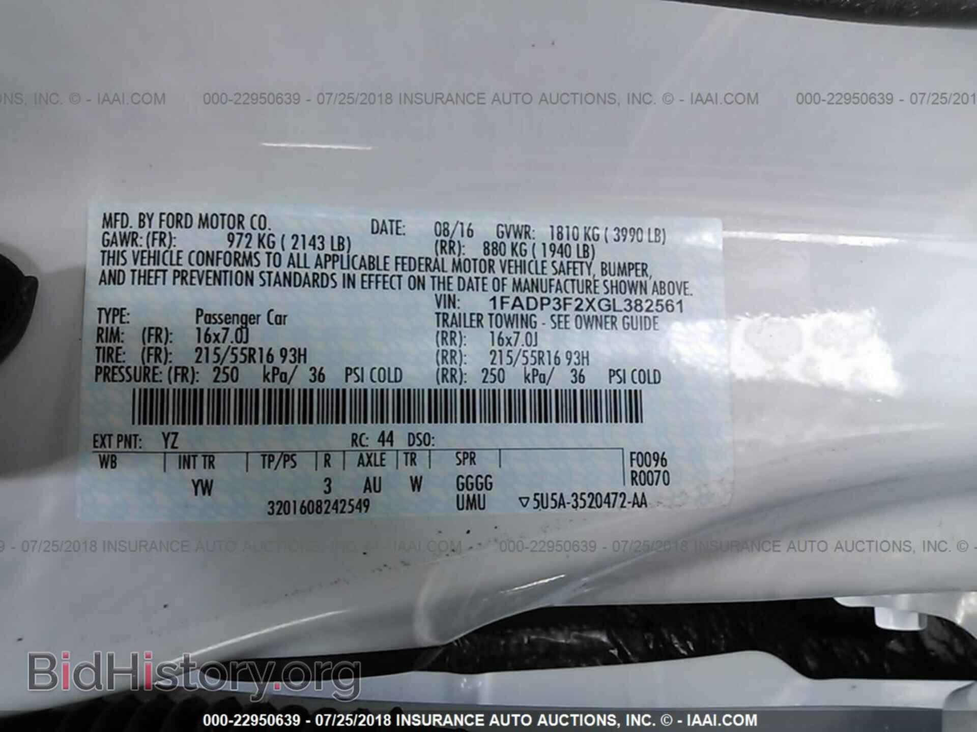 2016 Ford Focus - VIN: 1FADP3F2XGL382561 - Фото 9