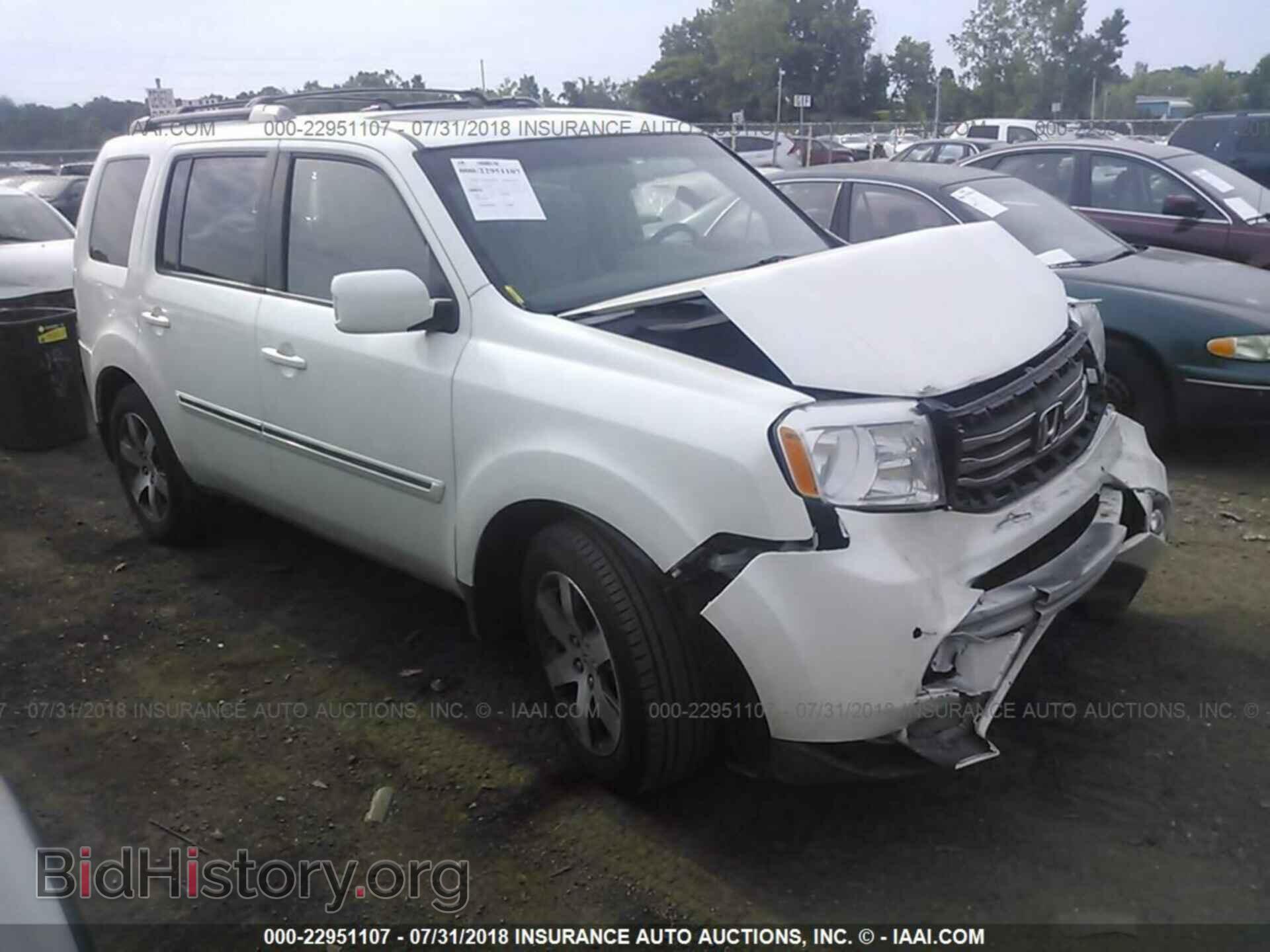 Фотография 5FNYF4H90DB027671 - Honda Pilot 2013
