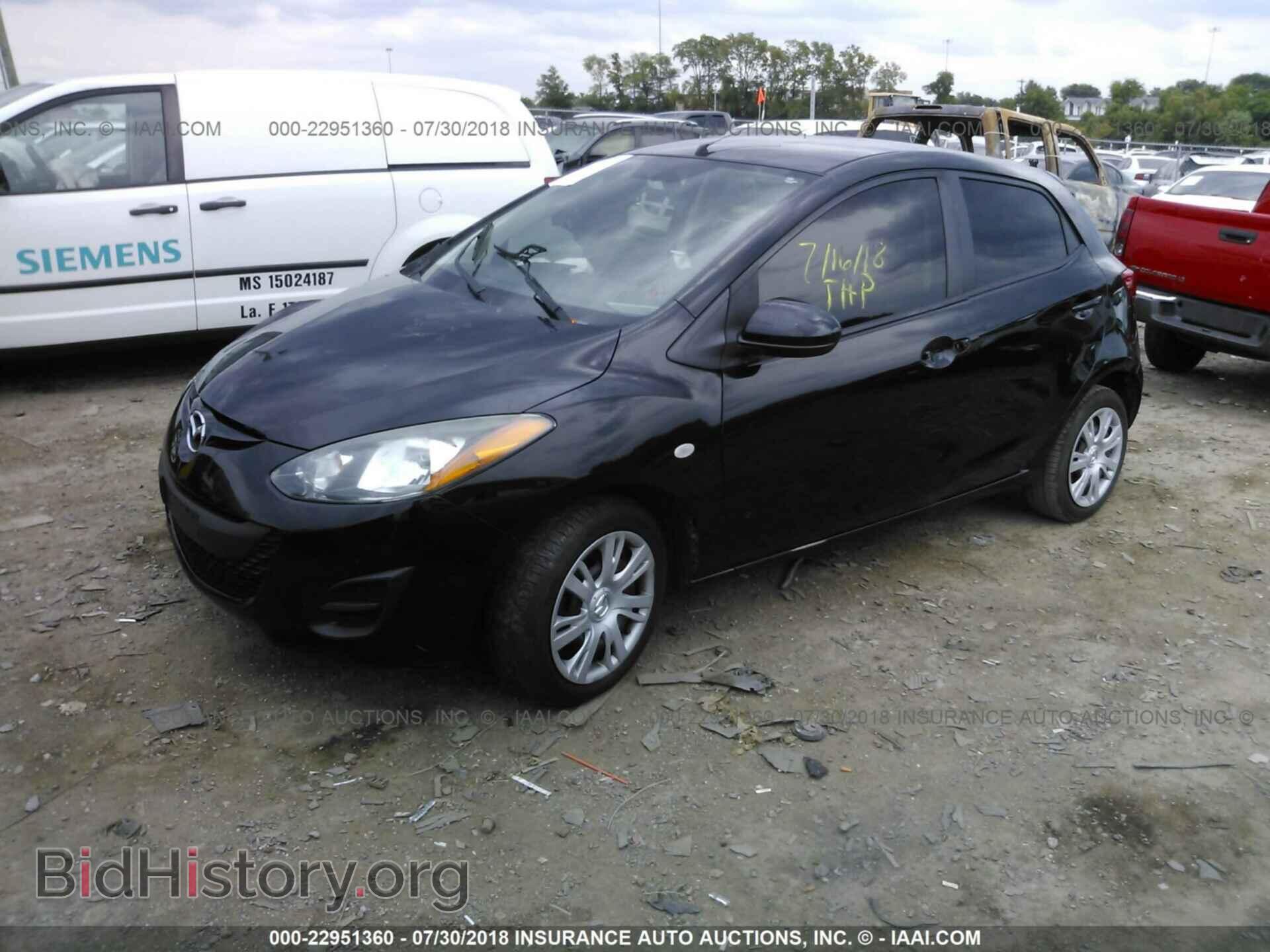2013 MAZDA MAZDA2 - VIN: JM1DE1KY8D0166607 - Фото 2