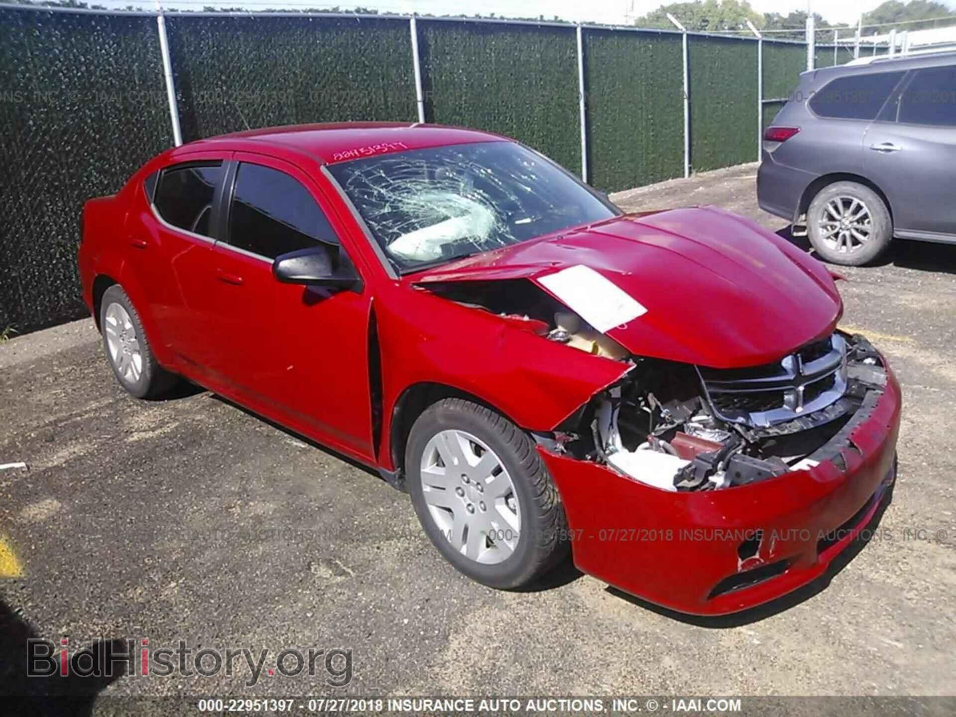 Photo 1C3CDZAG0DN749587 - Dodge Avenger 2013