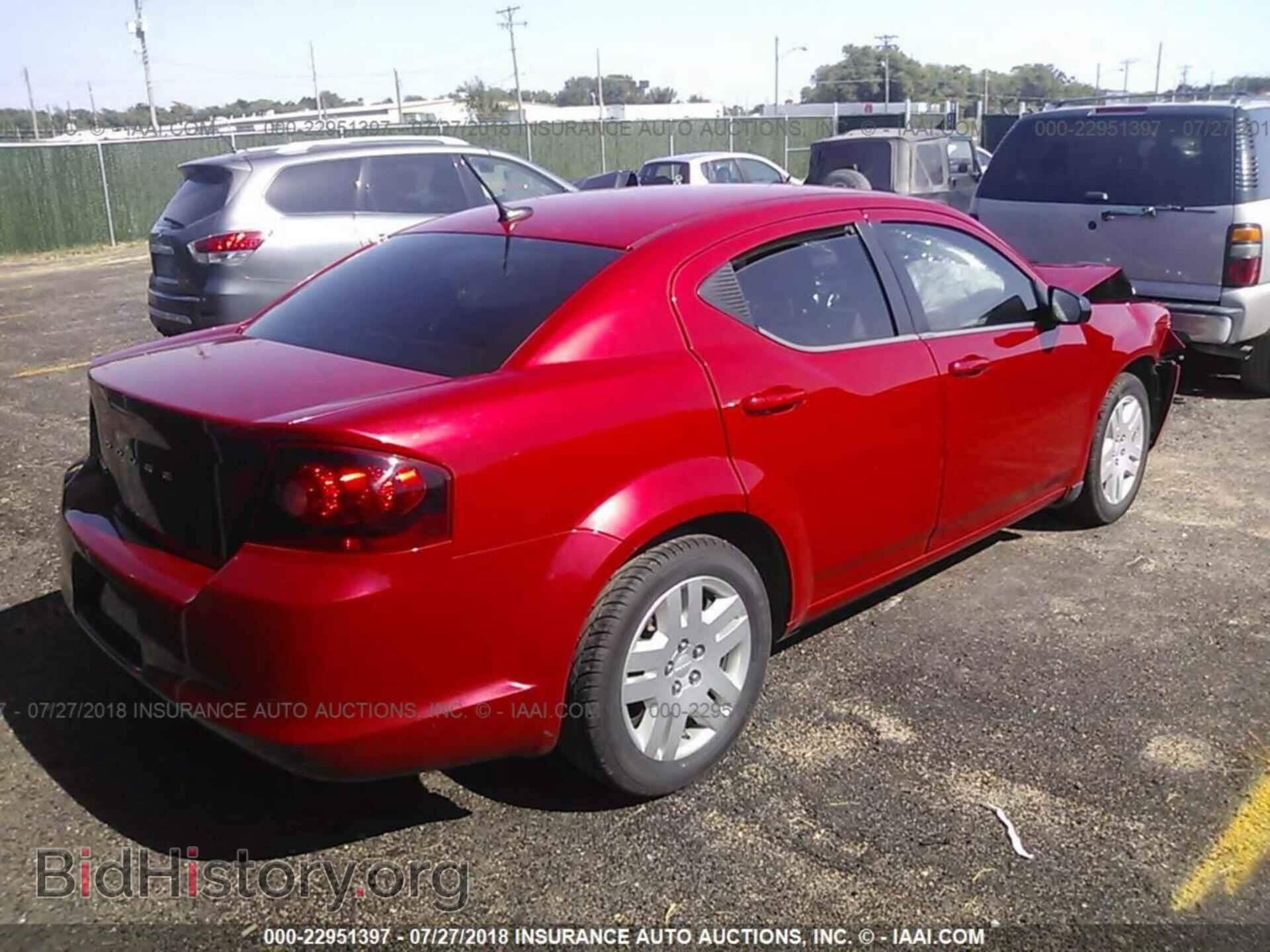 2013 Dodge Avenger - VIN: 1C3CDZAG0DN749587 - Фото 4