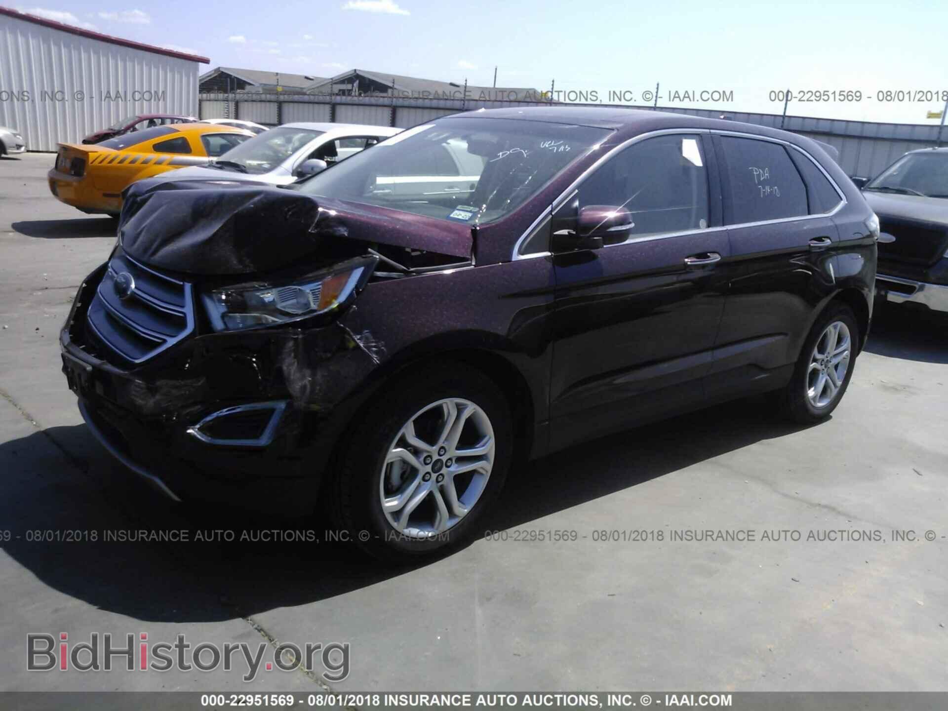 2018 Ford Edge - VIN: 2FMPK3K99JBC15720 - Фото 2