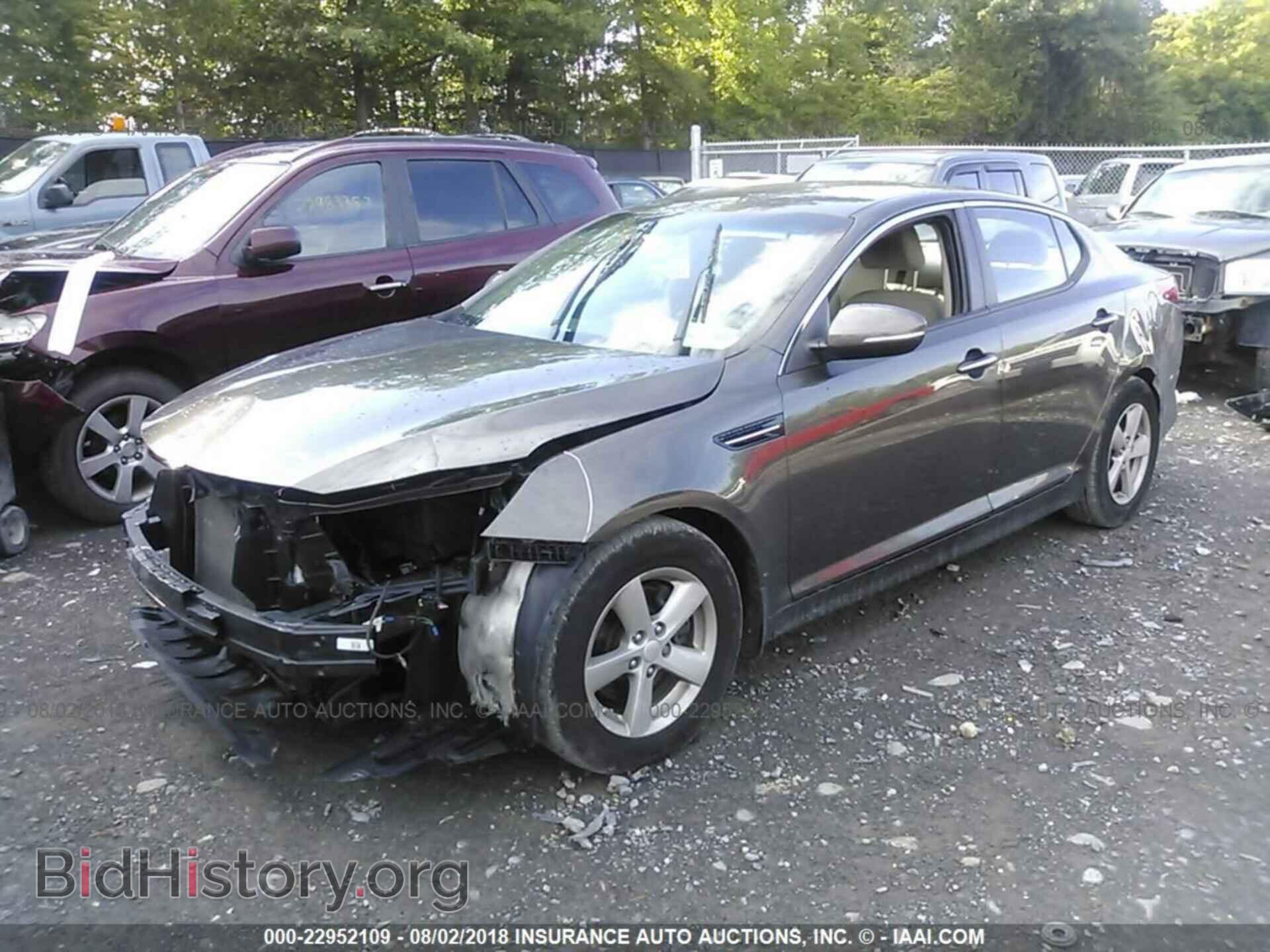 2014 Kia Optima - VIN: 5XXGM4A72EG287871 - Фото 2