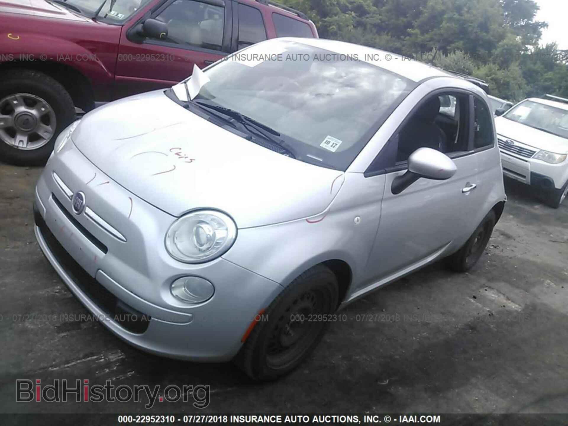 2012 Fiat 500 - VIN: 3C3CFFAR1CT385284 - Фото 2