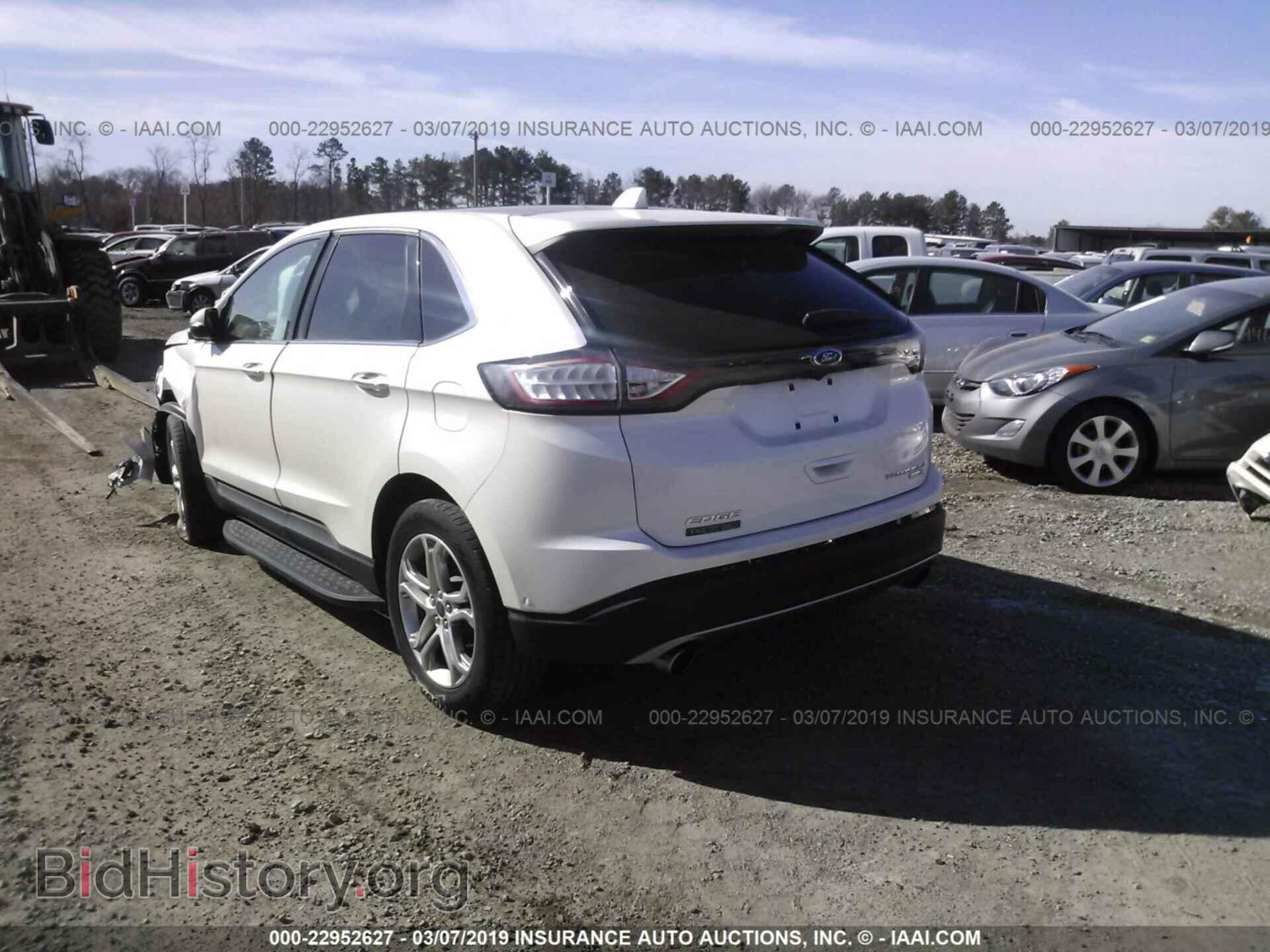 2015 FORD EDGE - VIN: 2FMPK4K91FBC16373 - Фото 3