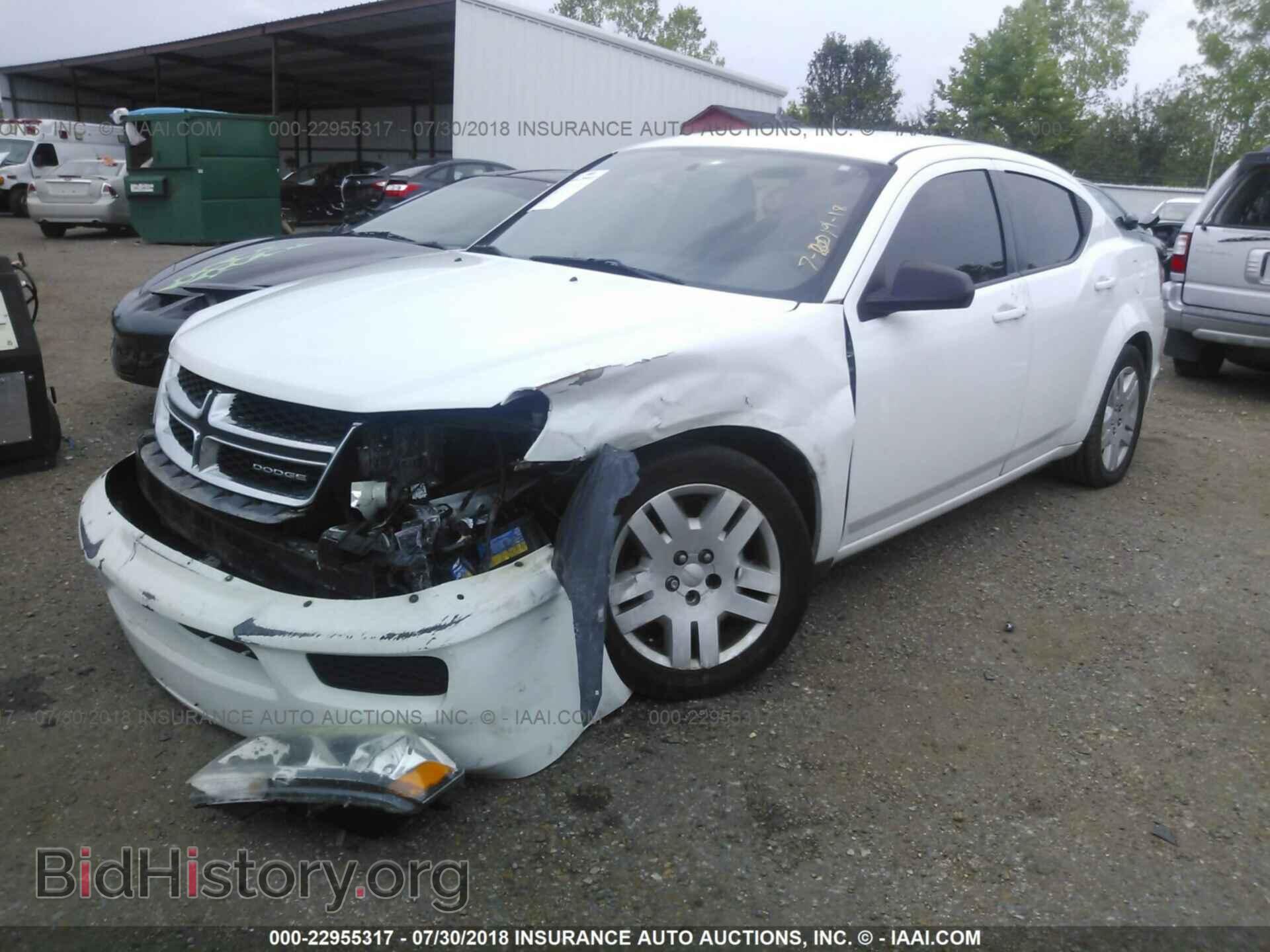 2012 Dodge Avenger - VIN: 1C3CDZAB4CN114911 - Фото 2
