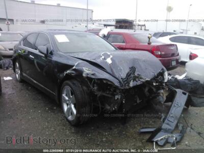 2011 Lexus LS, черный — VIN JTHBL5EF1B5107279, IAAI