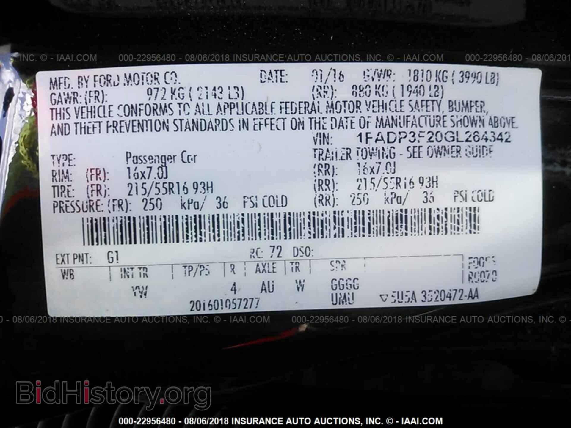 2016 Ford Focus - VIN: 1FADP3F20GL264342 - Фото 9