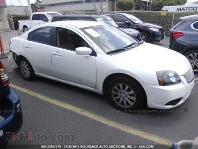 2011 Mitsubishi GALANT, белый — VIN 4A32B2FF6BE024509, IAAI