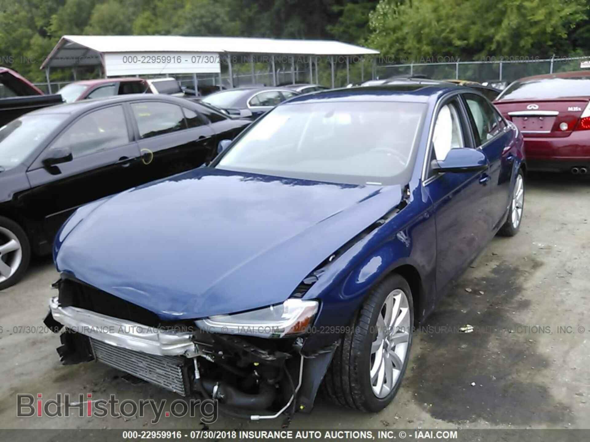 2013 Audi A4 - VIN: WAUFFAFL8DN041708 - Photo 2