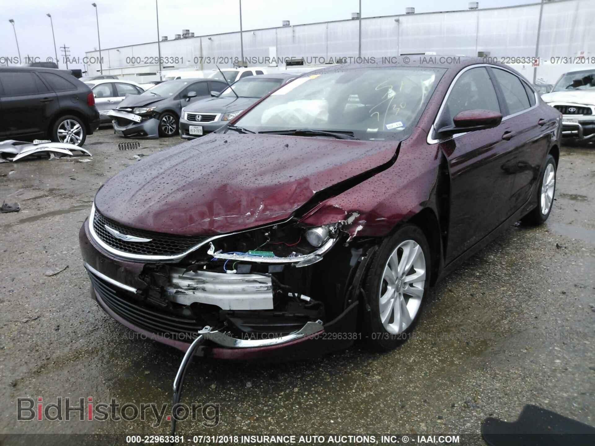 2015 Chrysler 200 - VIN: 1C3CCCAB4FN731097 - Photo 2