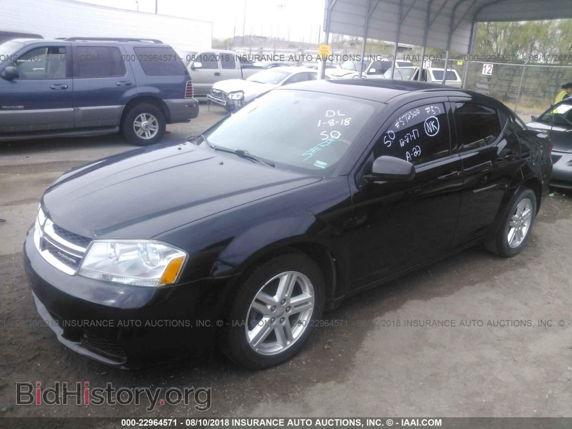 2012 Dodge Avenger - VIN: 1C3CDZCB8CN193092 - Фото 2