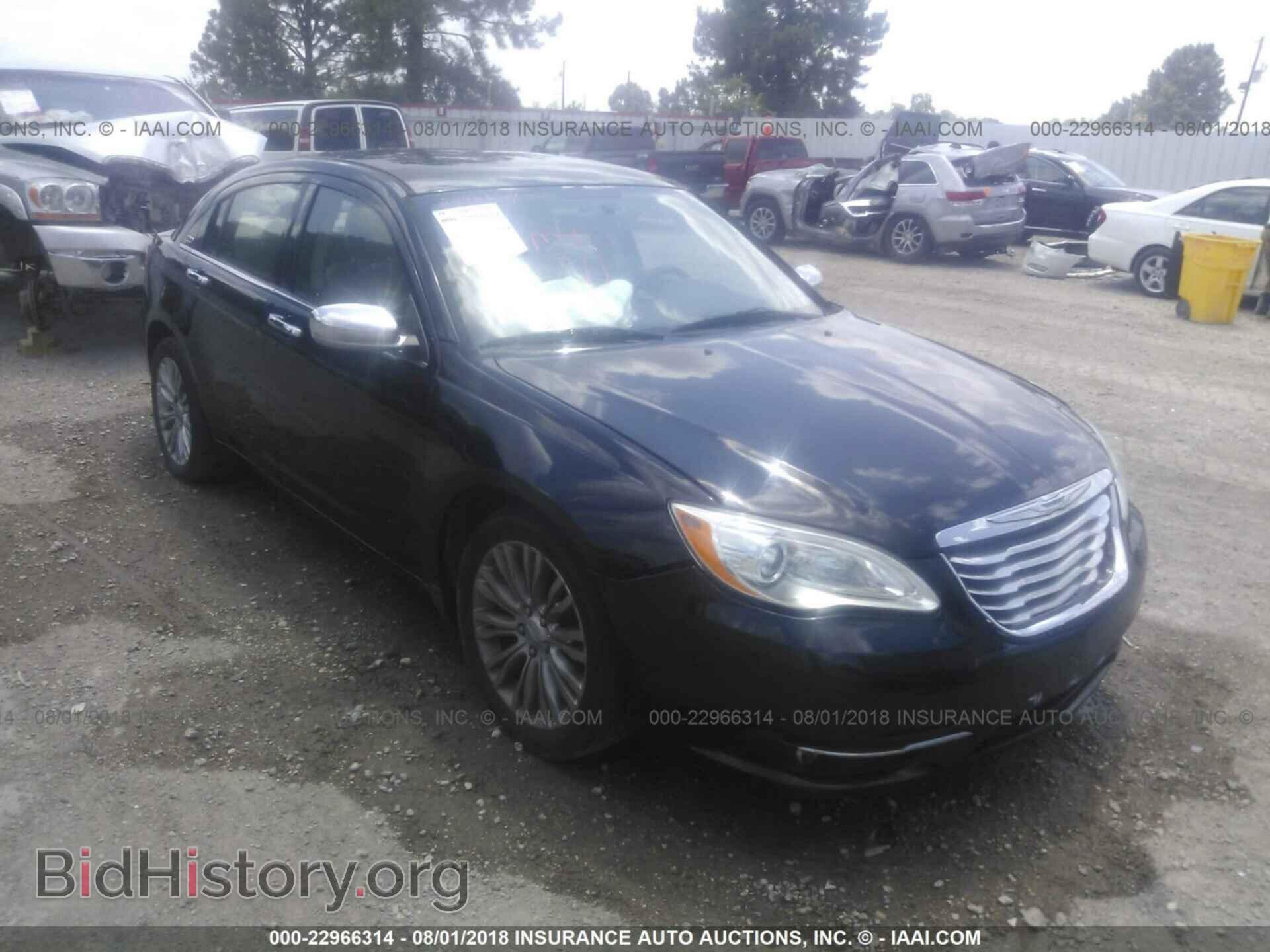 Фотография 1C3CCBCB9CN236543 - Chrysler 200 2012