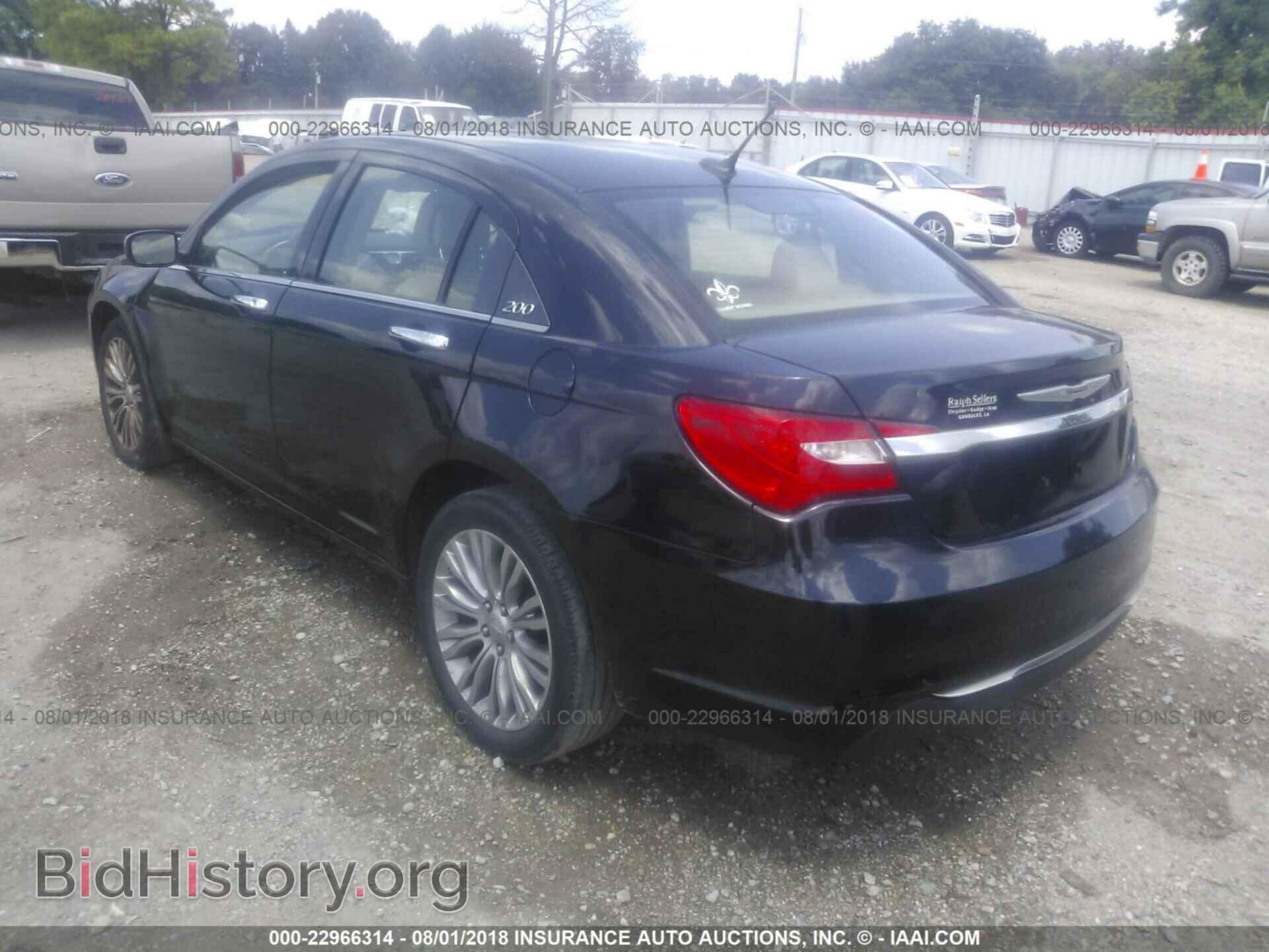 2012 Chrysler 200 - VIN: 1C3CCBCB9CN236543 - Фото 3