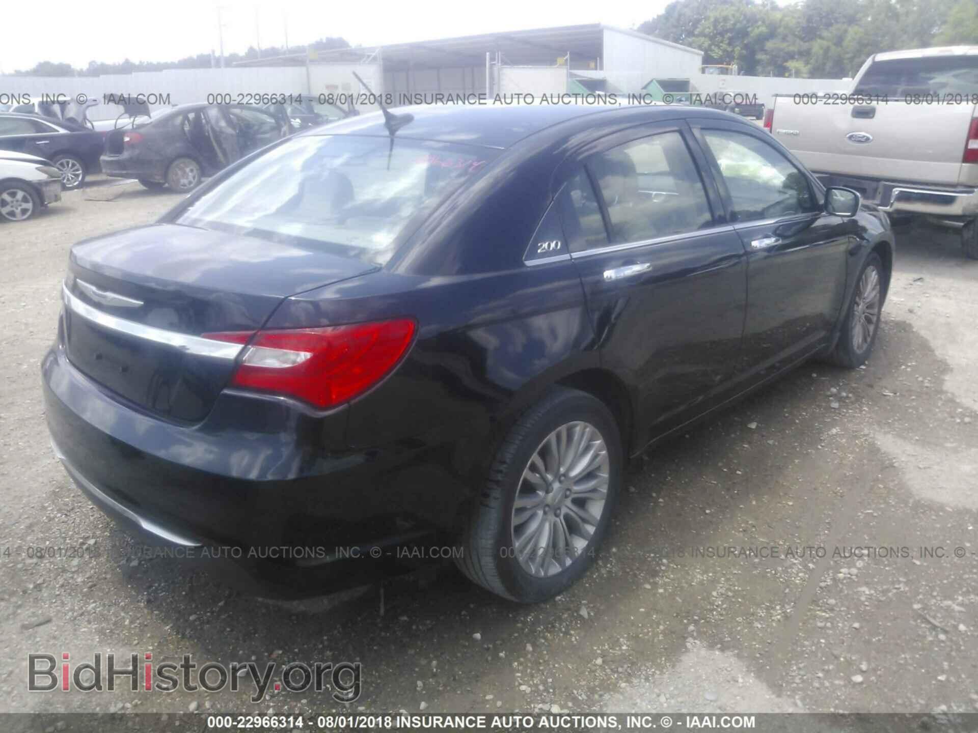 2012 Chrysler 200 - VIN: 1C3CCBCB9CN236543 - Фото 4
