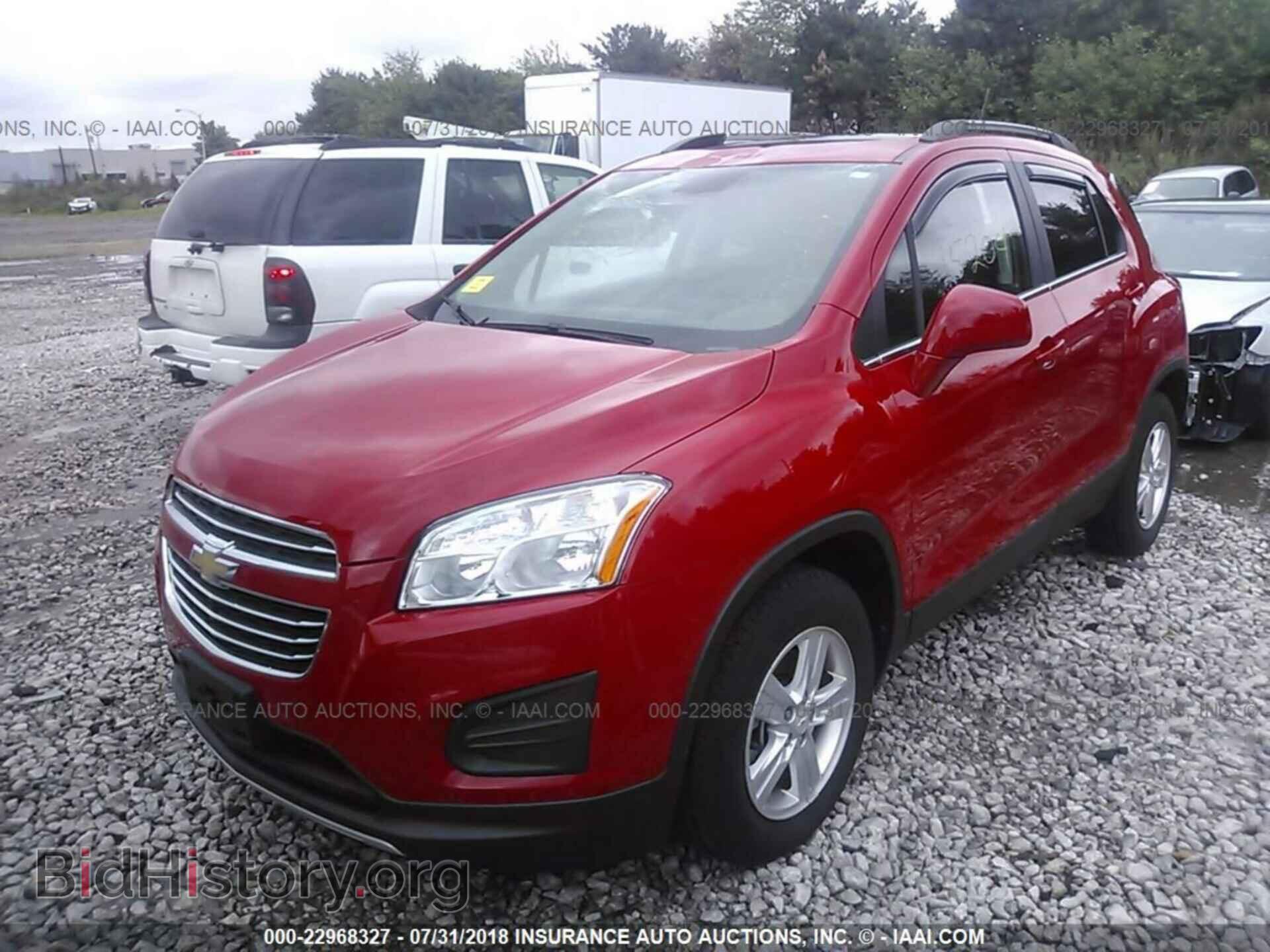 2016 Chevrolet Trax - VIN: KL7CJPSB1GB643874 - Фото 2