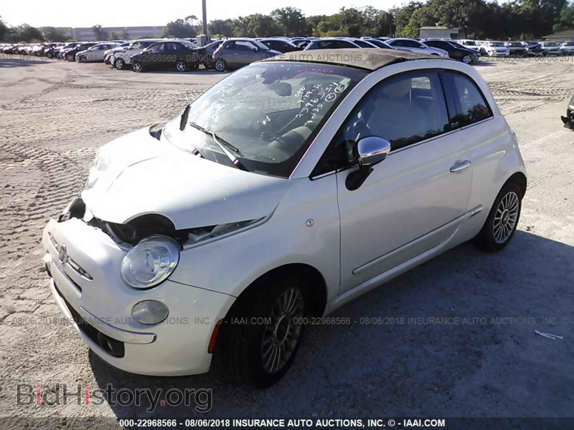 2012 Fiat 500 - VIN: 3C3CFFER1CT382962 - Фото 2