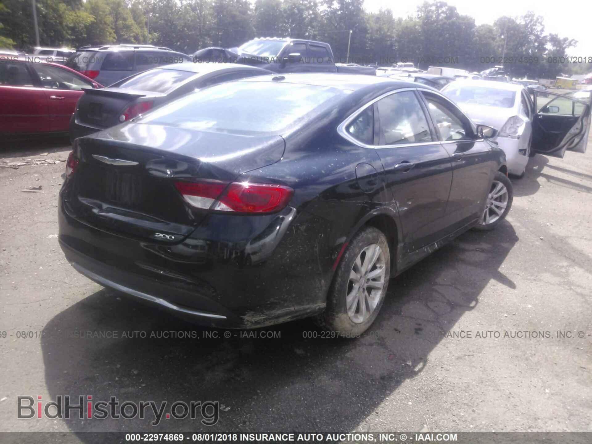2015 Chrysler 200 - VIN: 1C3CCCAB2FN616496 - Photo 4
