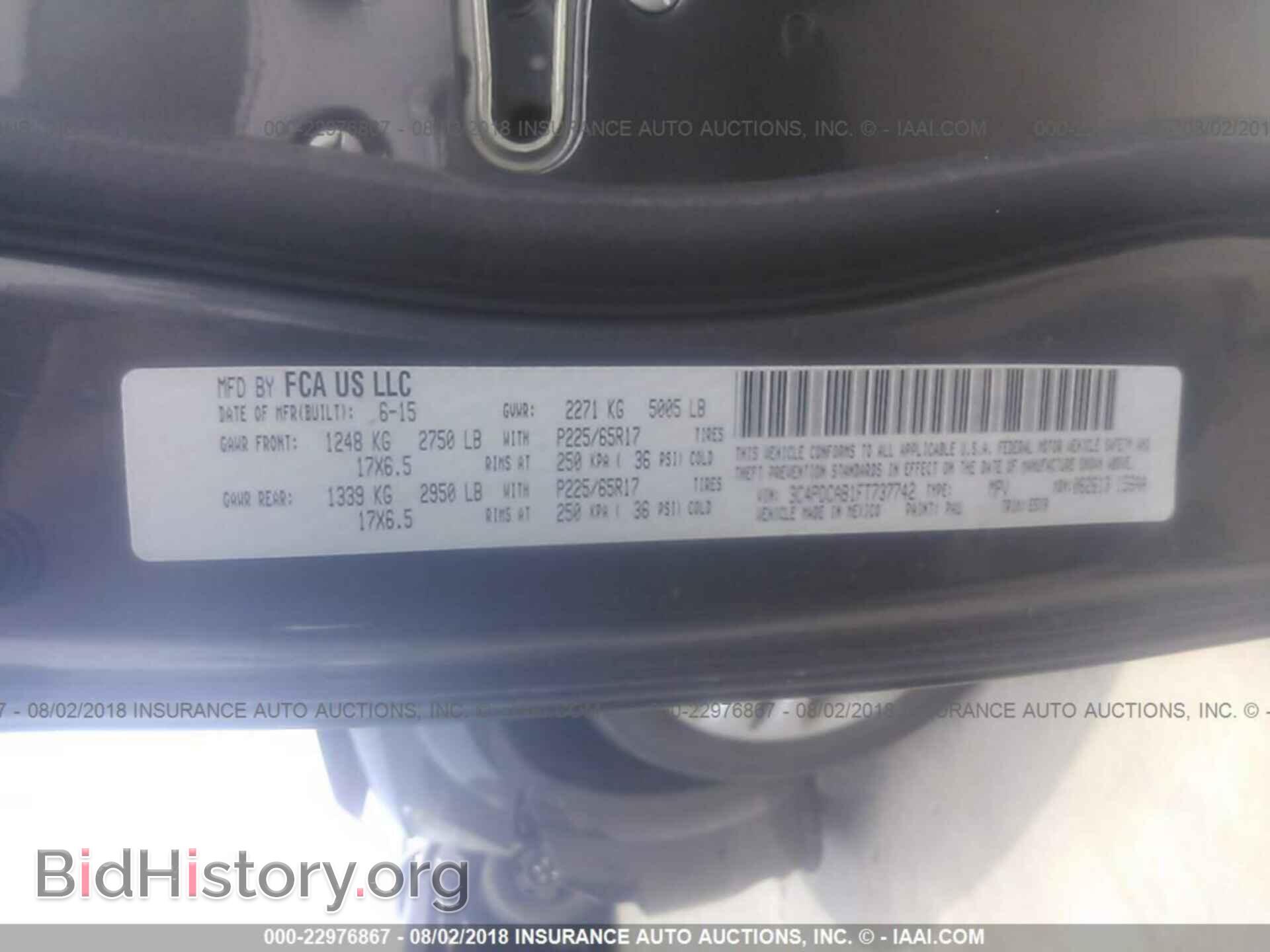 2015 Dodge Journey - VIN: 3C4PDCAB1FT737742 - Photo 9