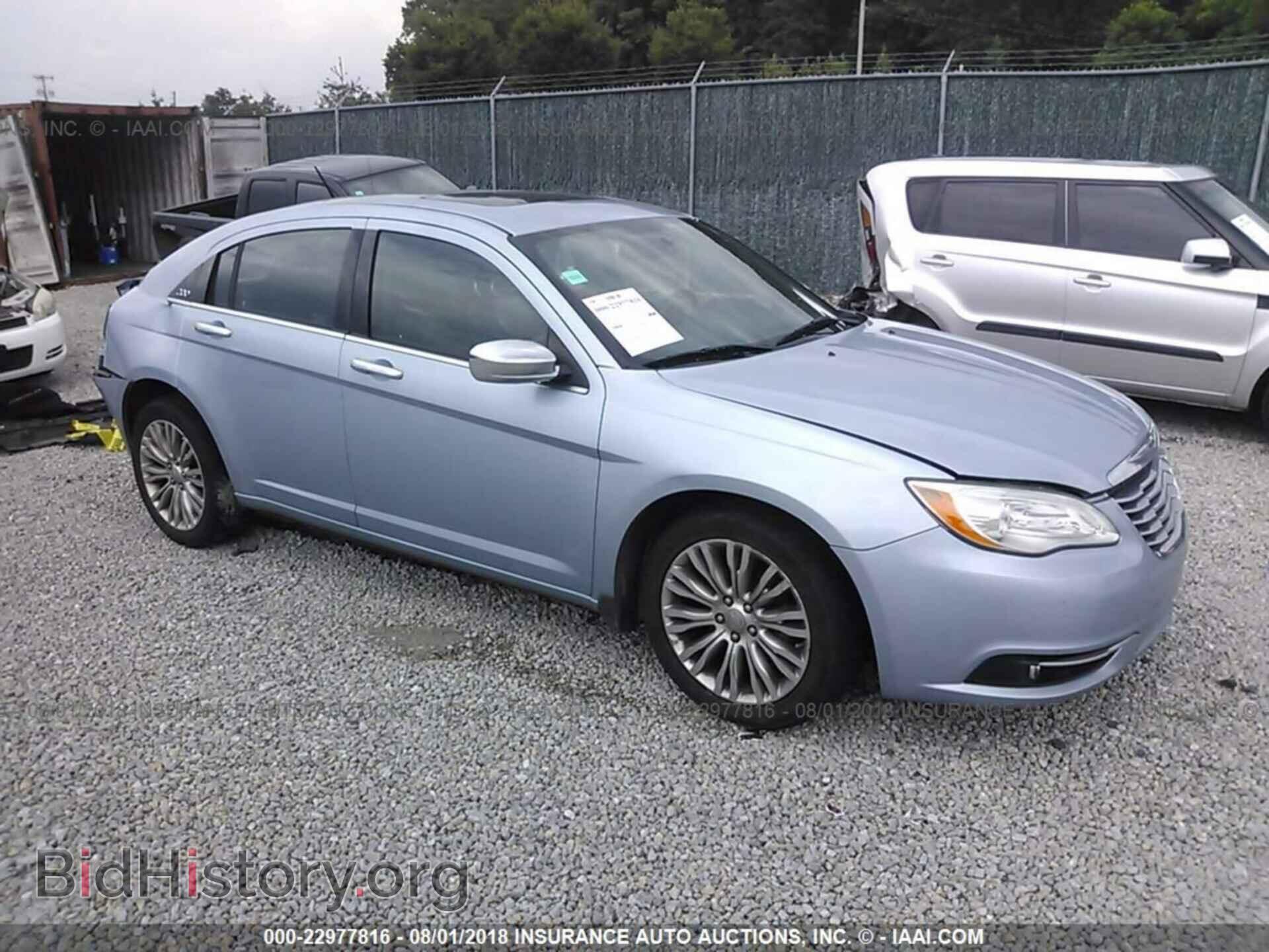 Фотография 1C3CCBCB2CN299516 - Chrysler 200 2012