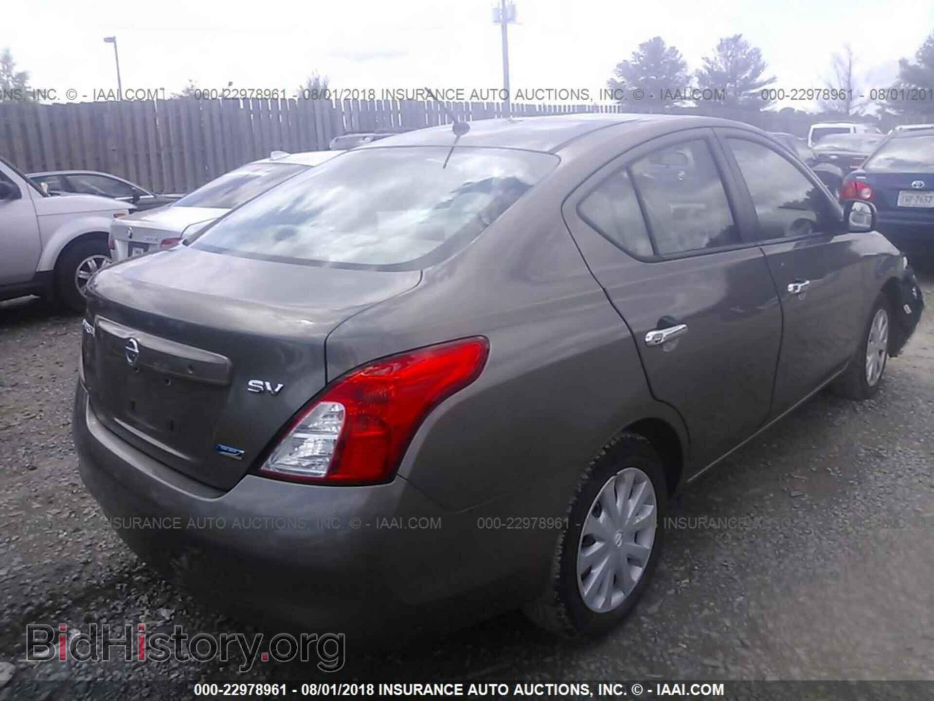 2012 Nissan Versa - VIN: 3N1CN7AP0CL936231 - Фото 4