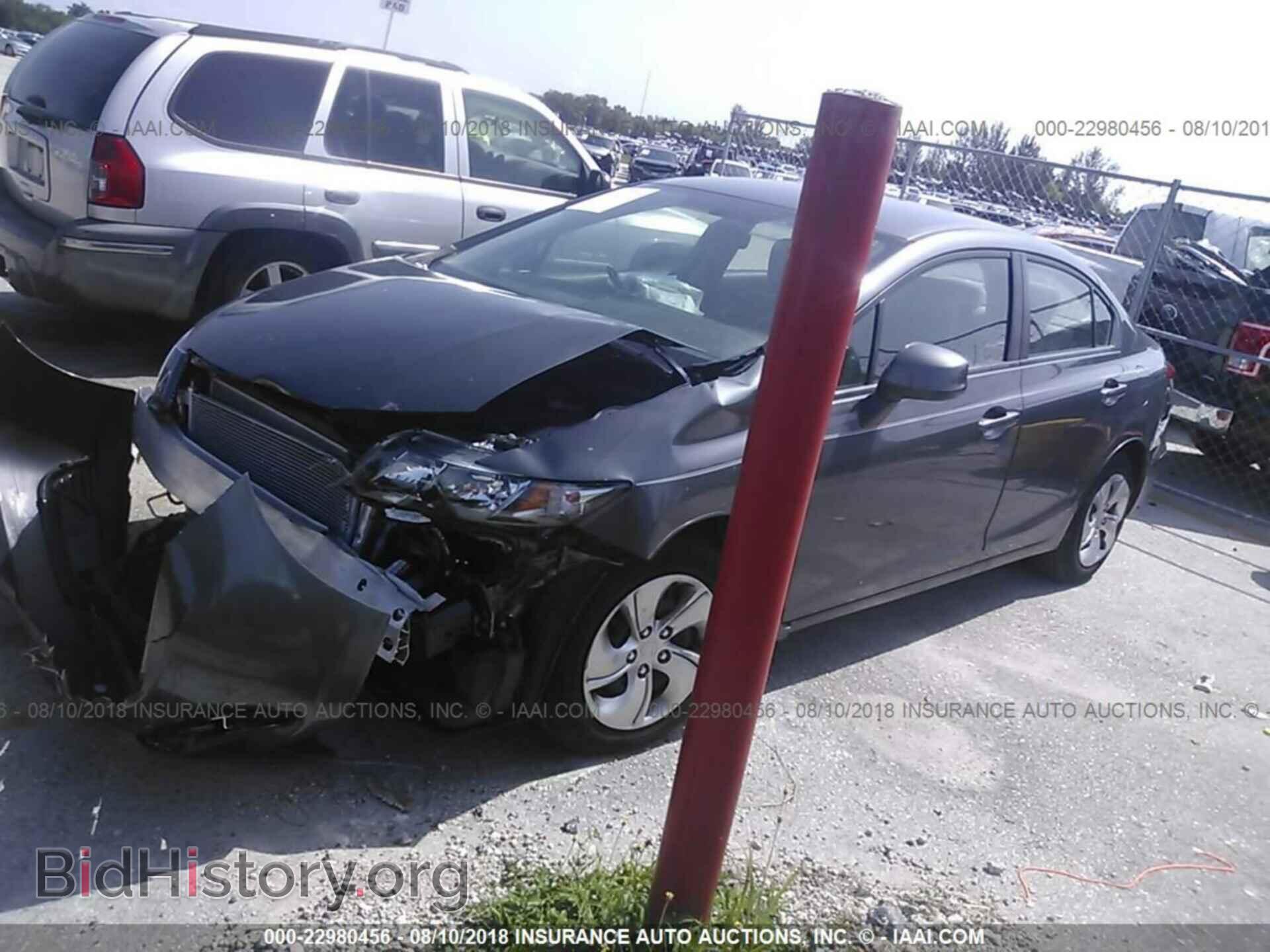 2013 Honda Civic - VIN: 19XFB2F57DE026028 - Фото 2