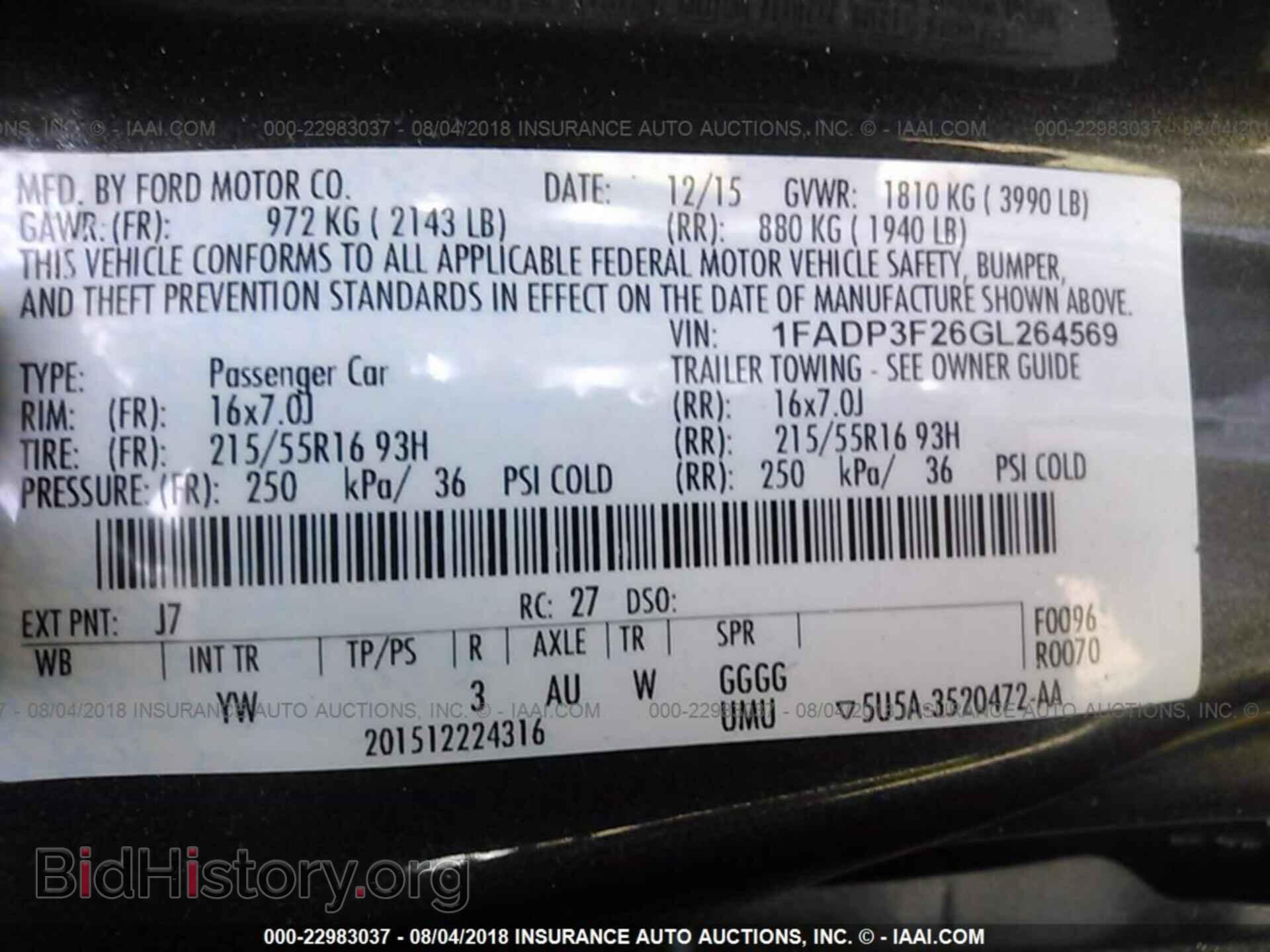 2016 Ford Focus - VIN: 1FADP3F26GL264569 - Photo 9