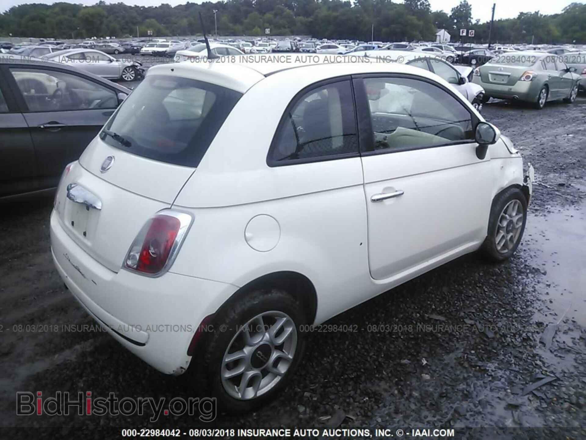 2012 Fiat 500 - VIN: 3C3CFFAR4CT112470 - Фото 4