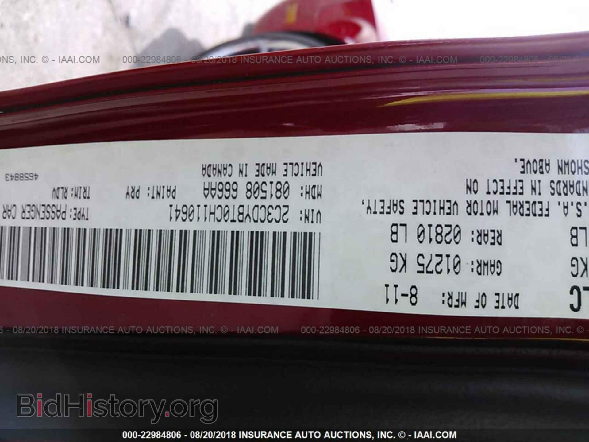 2012 Dodge Challenger - VIN: 2C3CDYBT0CH110641 - Фото 9