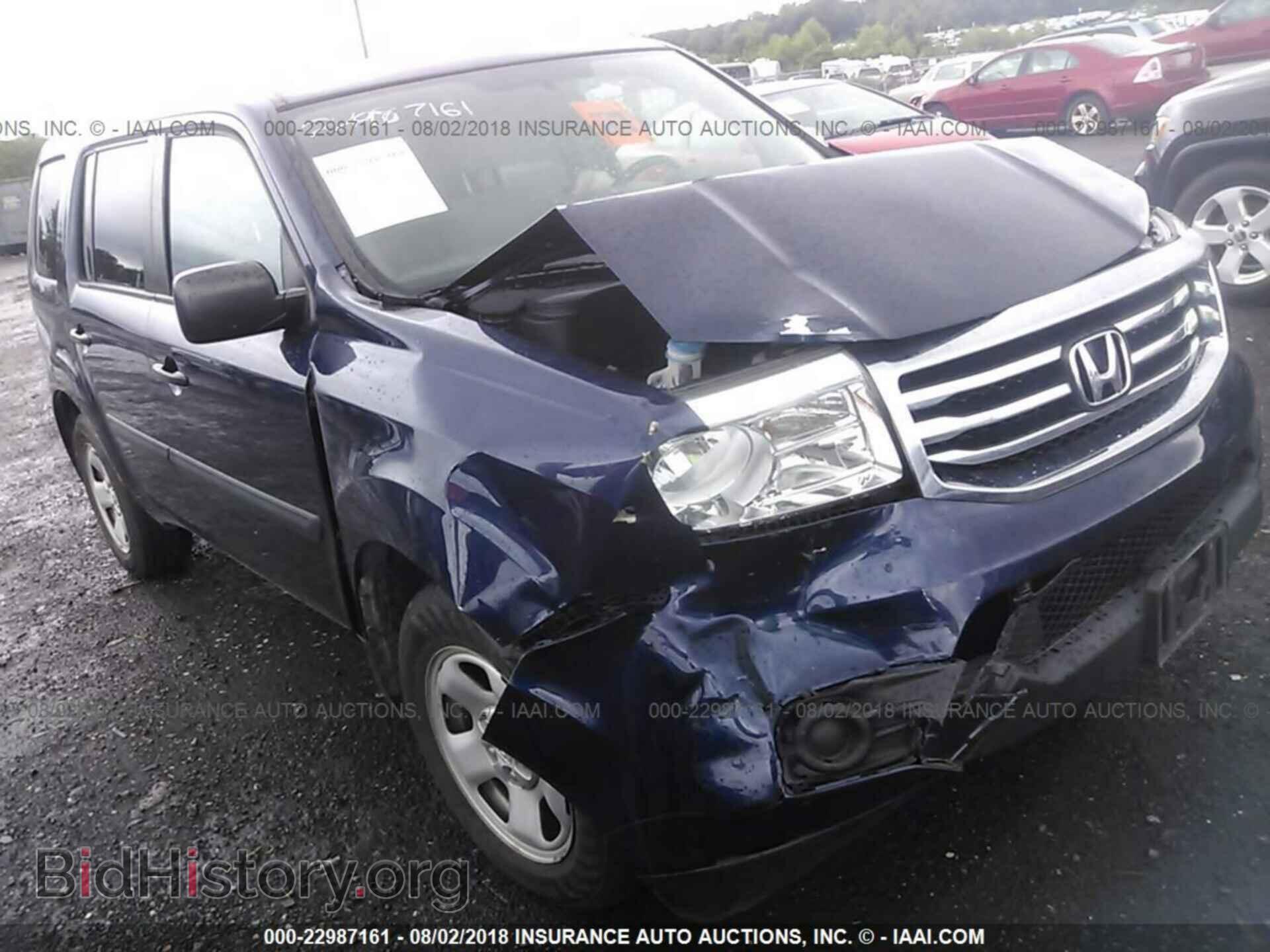Фотография 5FNYF4H25EB047516 - Honda Pilot 2014