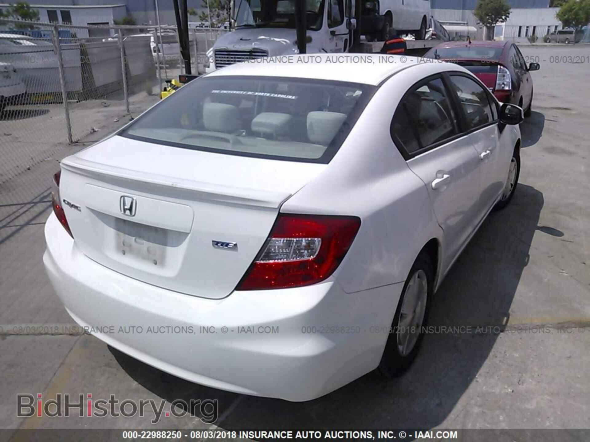 2012 Honda Civic - VIN: 2HGFB2F68CH553587 - Фото 4