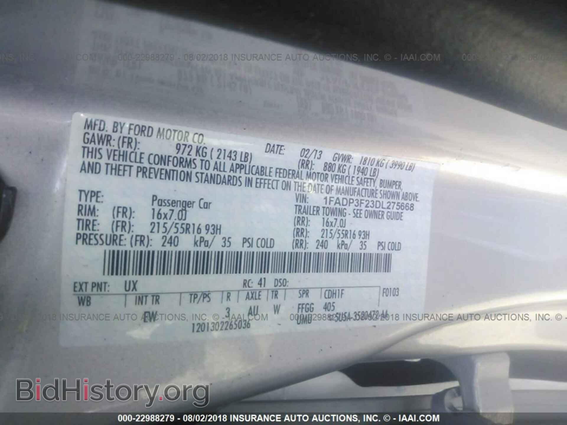 2013 Ford Focus - VIN: 1FADP3F23DL275668 - Photo 9
