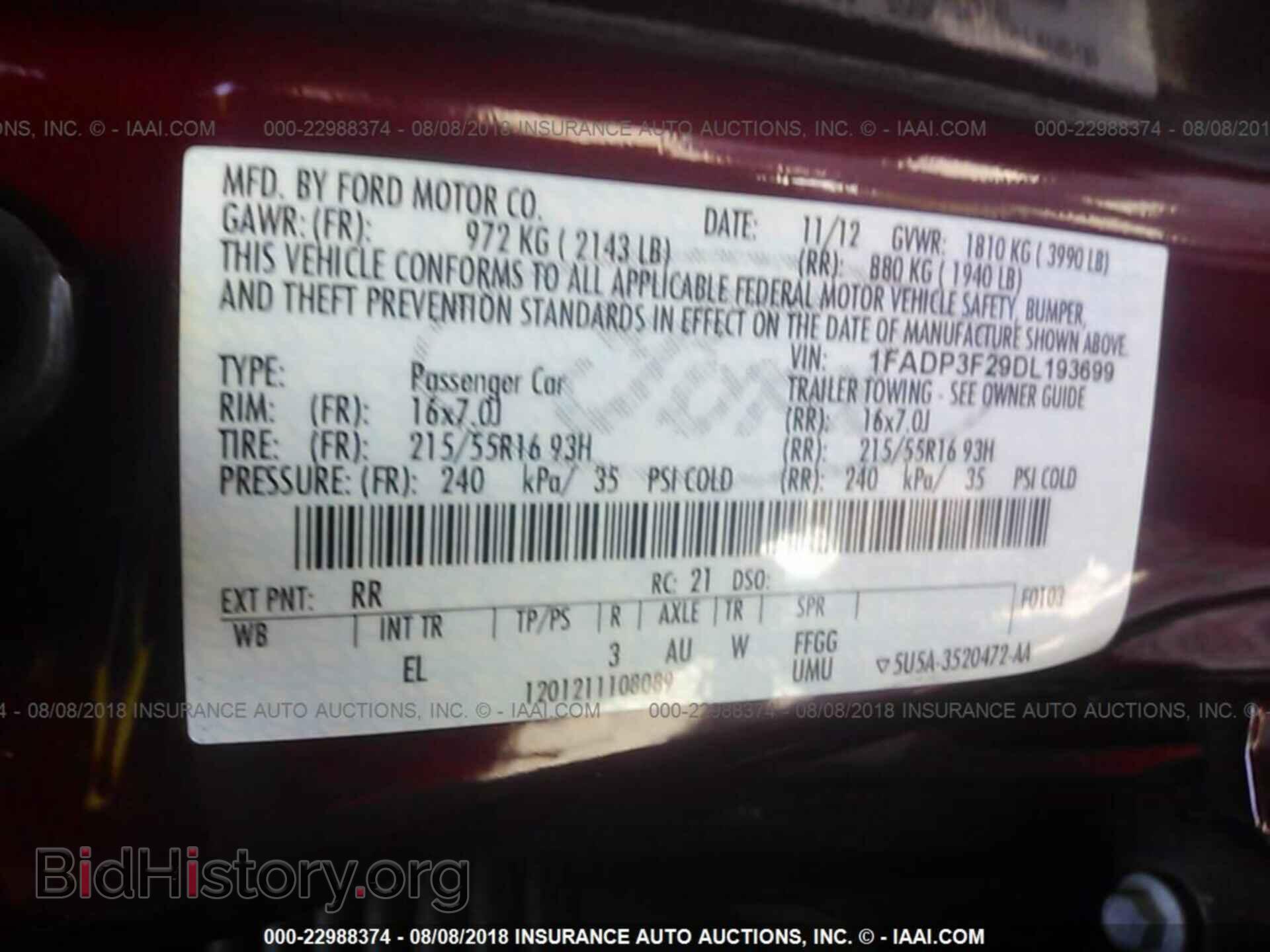 2013 Ford Focus - VIN: 1FADP3F29DL193699 - Photo 9