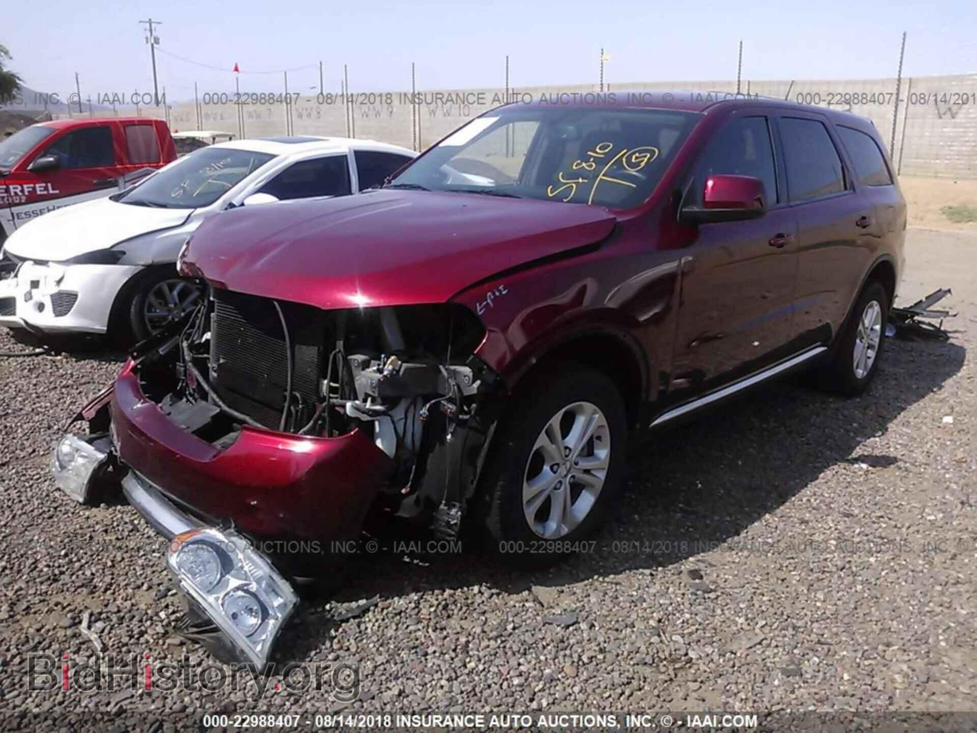 2013 Dodge Durango - VIN: 1C4RDHAG5DC697773 - Фото 2