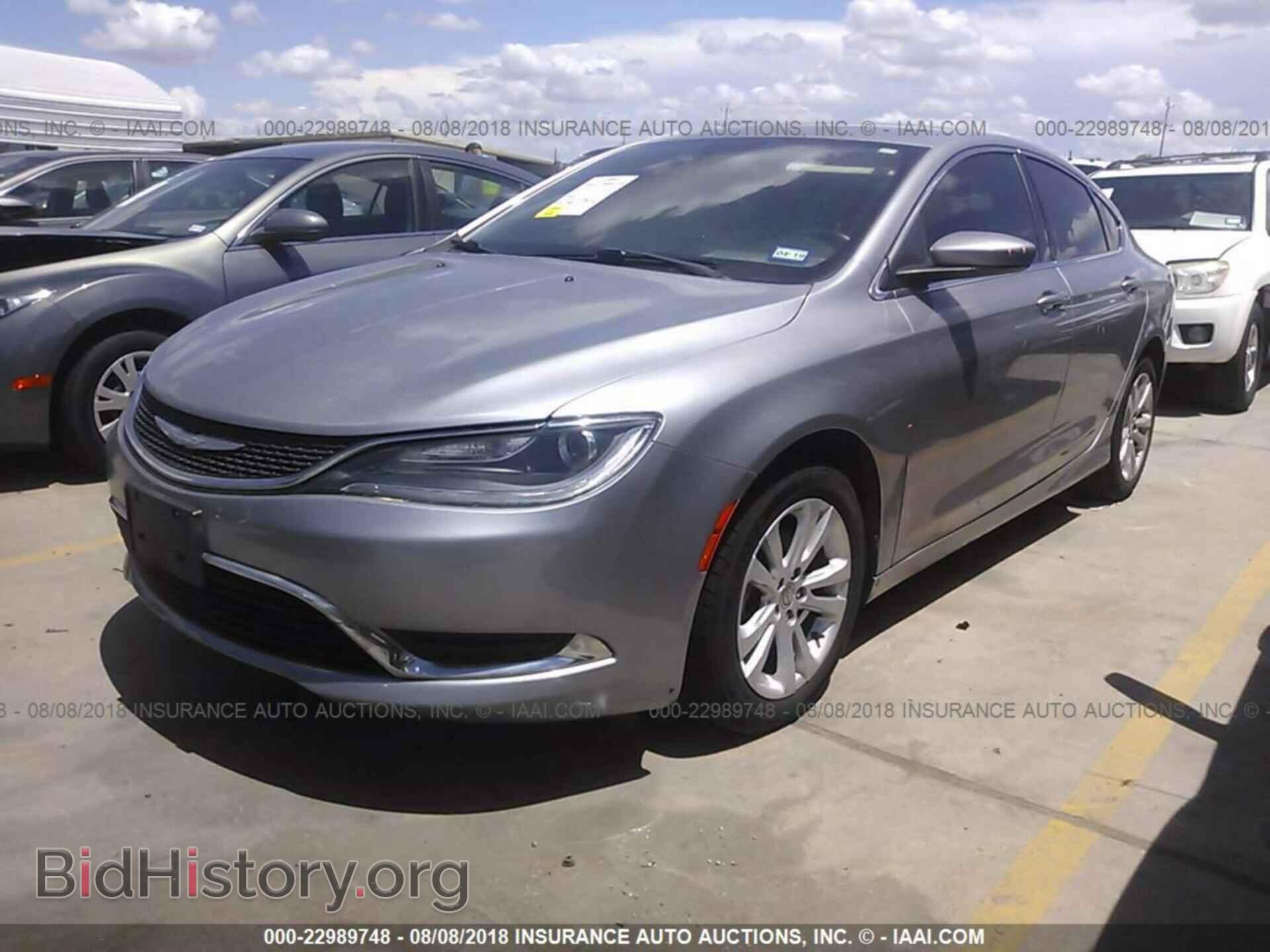 2015 Chrysler 200 - VIN: 1C3CCCAB9FN552697 - Фото 2