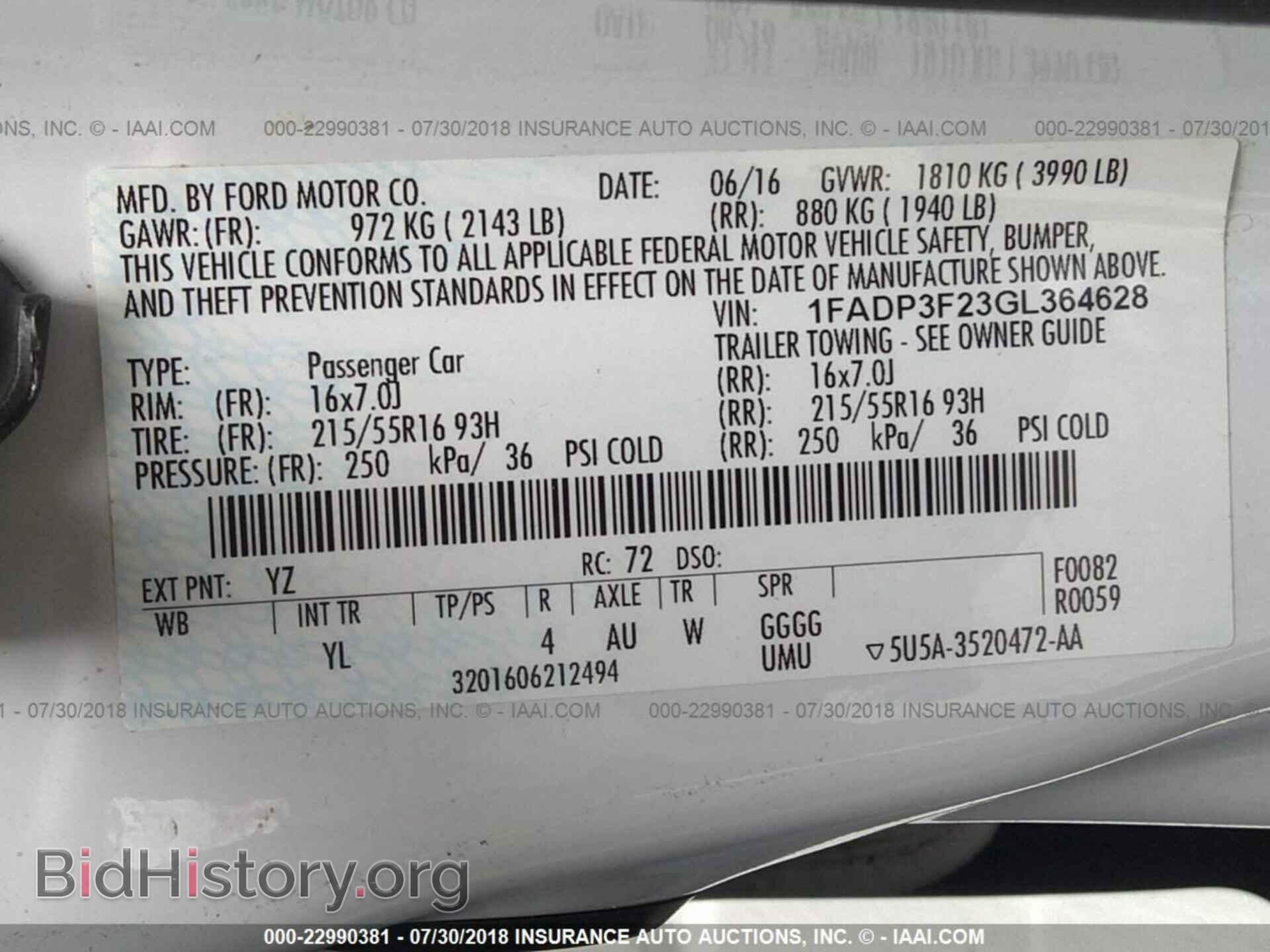 2016 Ford Focus - VIN: 1FADP3F23GL364628 - Photo 9