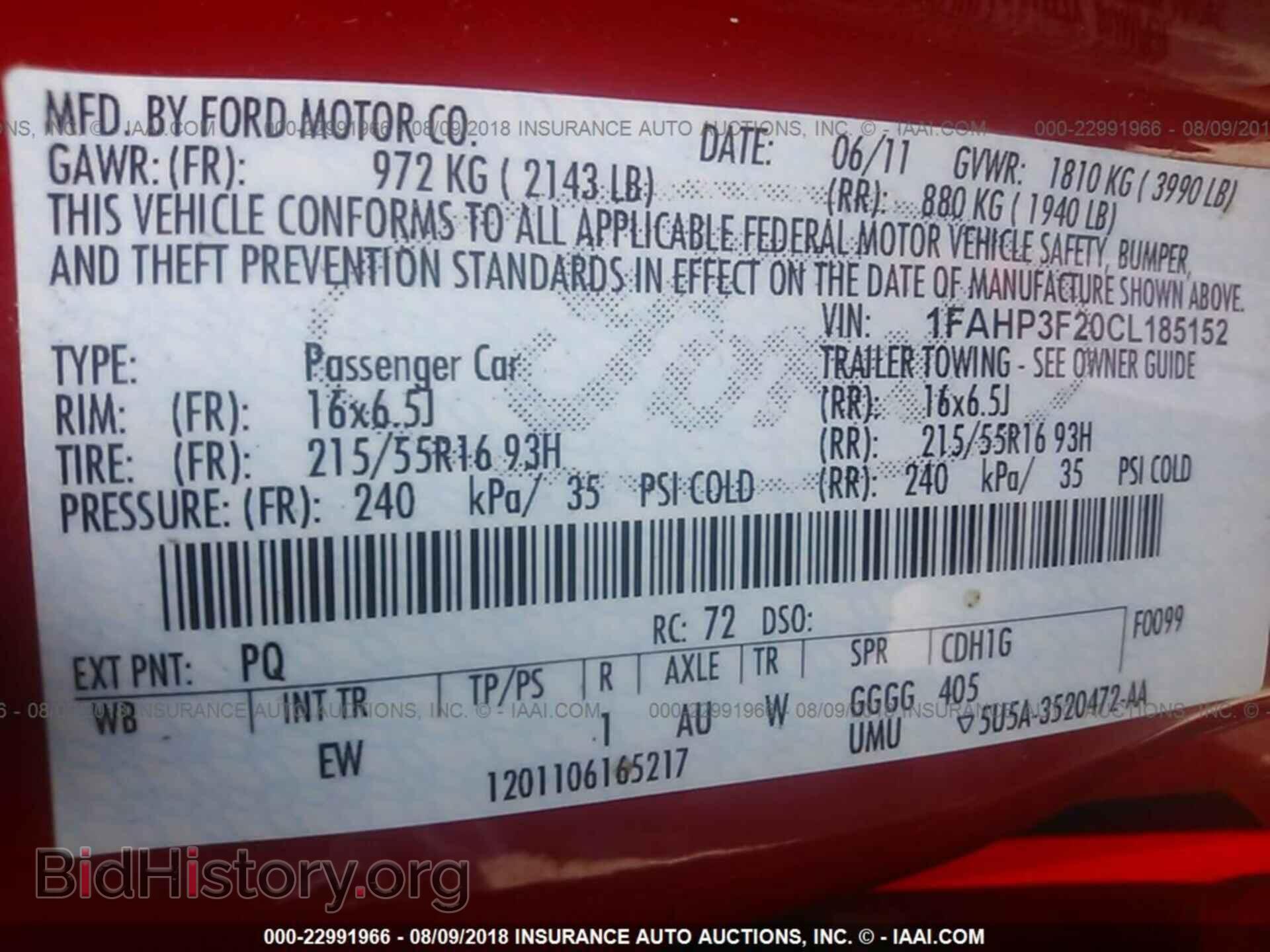 2012 Ford Focus - VIN: 1FAHP3F20CL185152 - Photo 9