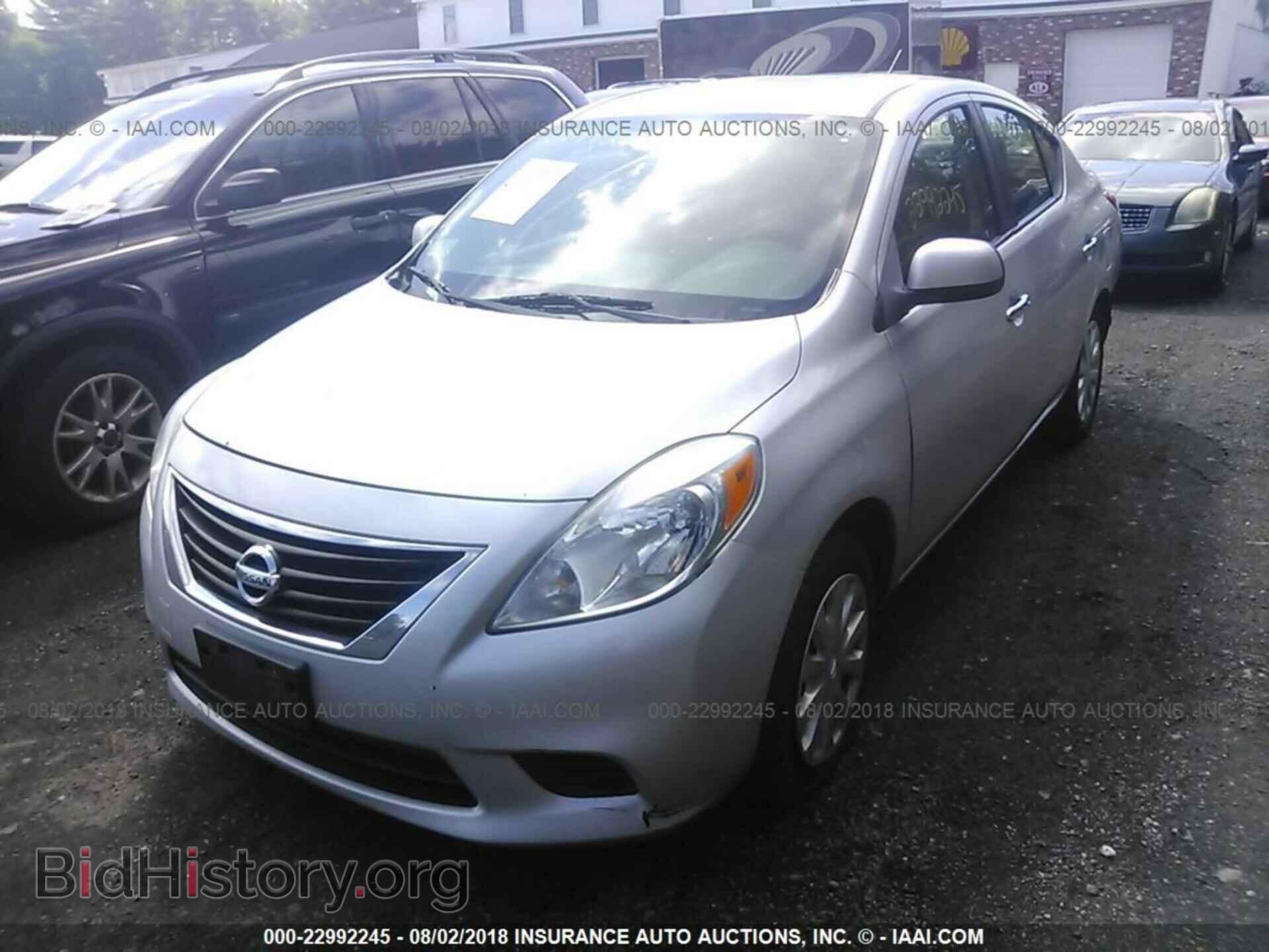 2012 Nissan Versa - VIN: 3N1CN7AP3CL823308 - Фото 2