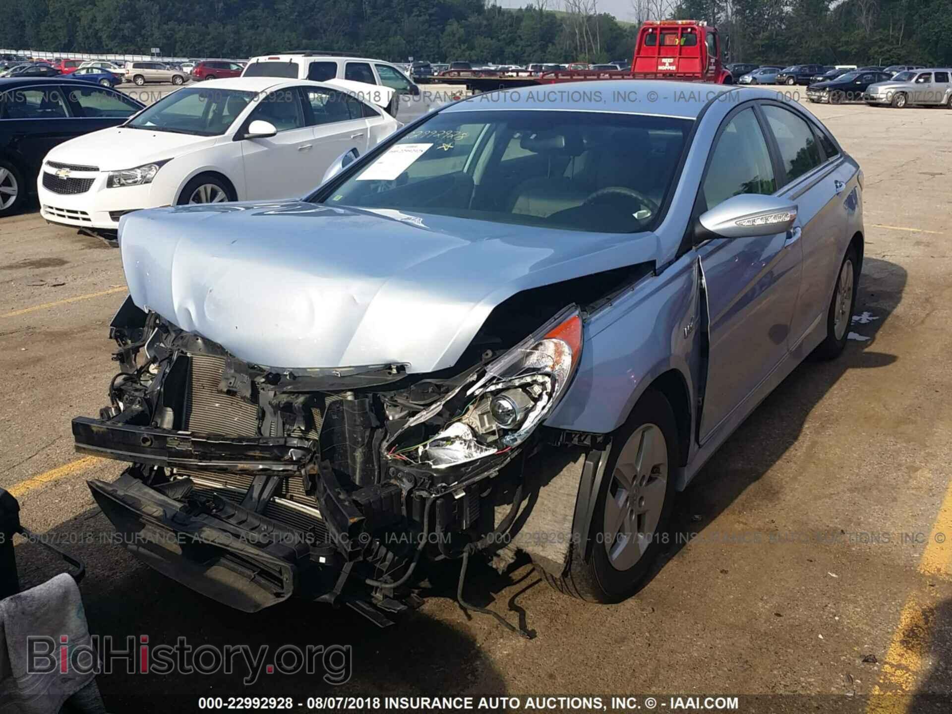 2012 Hyundai Sonata - VIN: KMHEC4A48CA028371 - Фото 2
