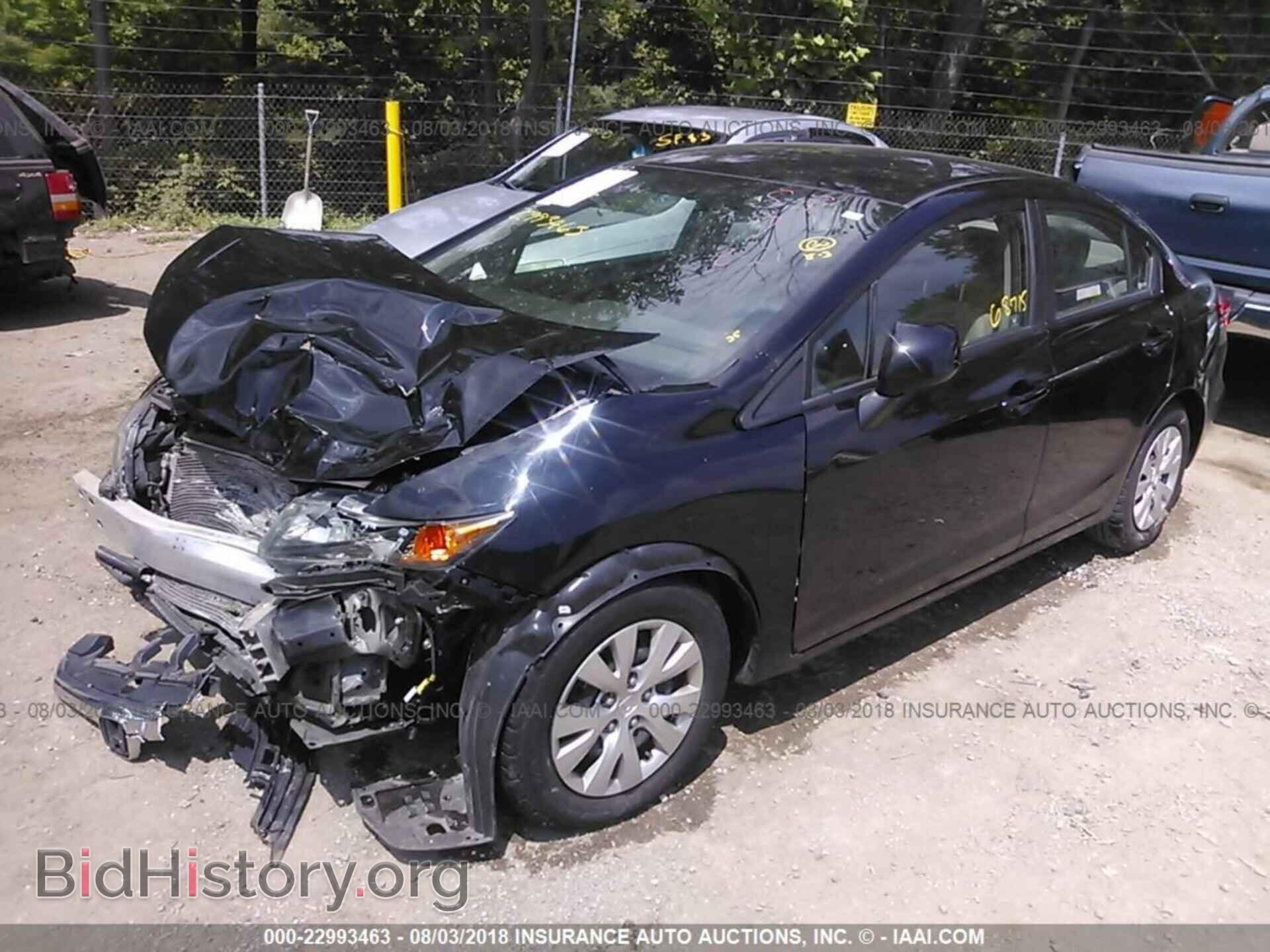 2012 Honda Civic - VIN: 19XFB2F56CE034037 - Фото 2
