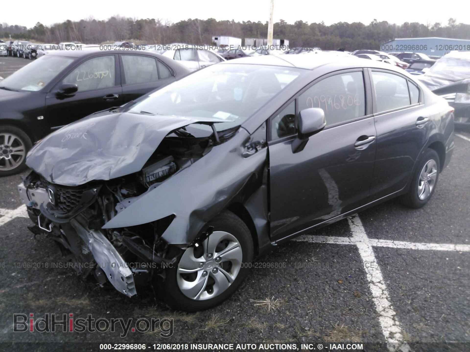 2013 HONDA CIVIC - VIN: 2HGFB2F54DH581699 - Фото 2