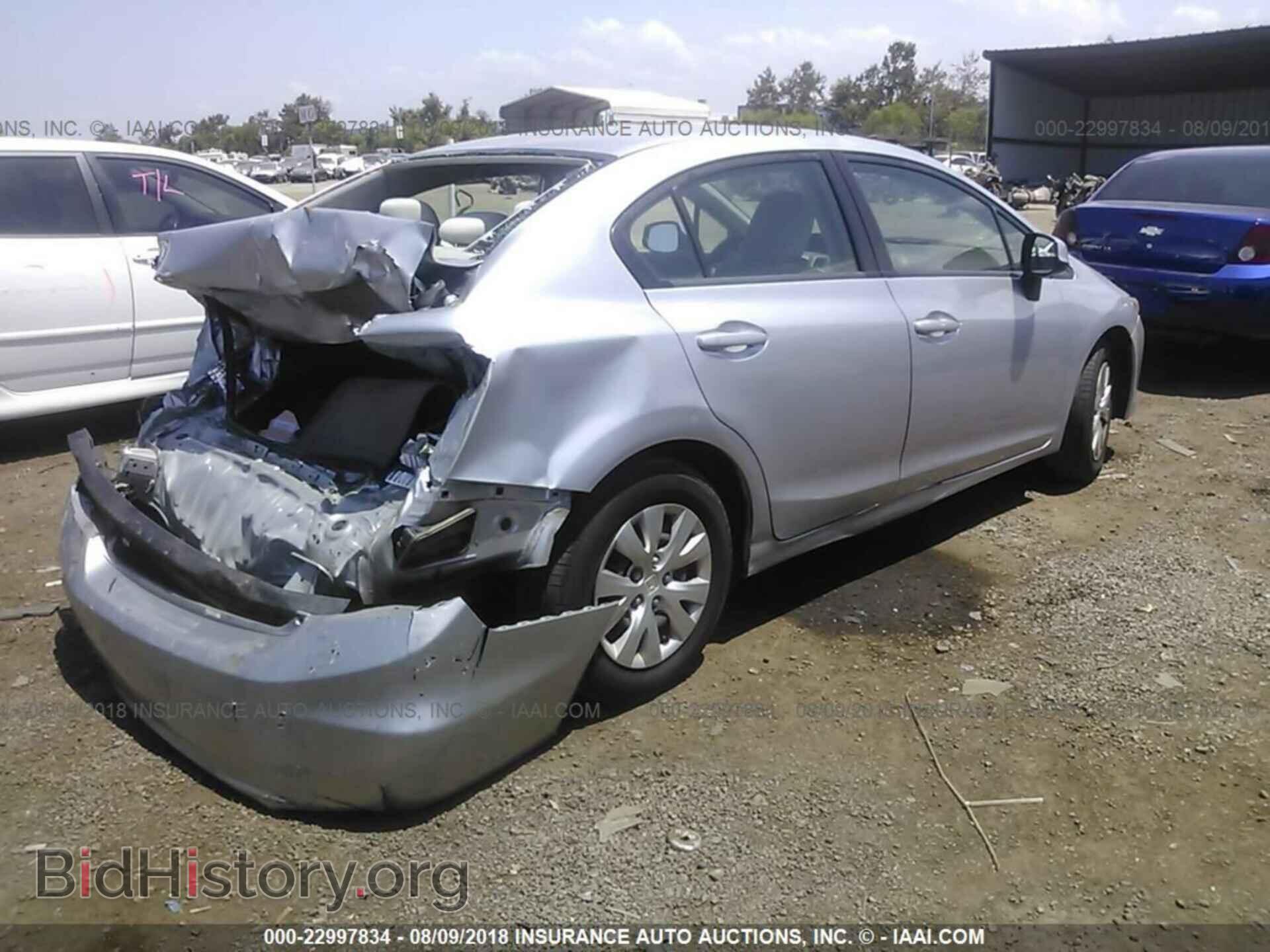 2012 Honda Civic - VIN: 19XFB2F51CE310415 - Фото 4