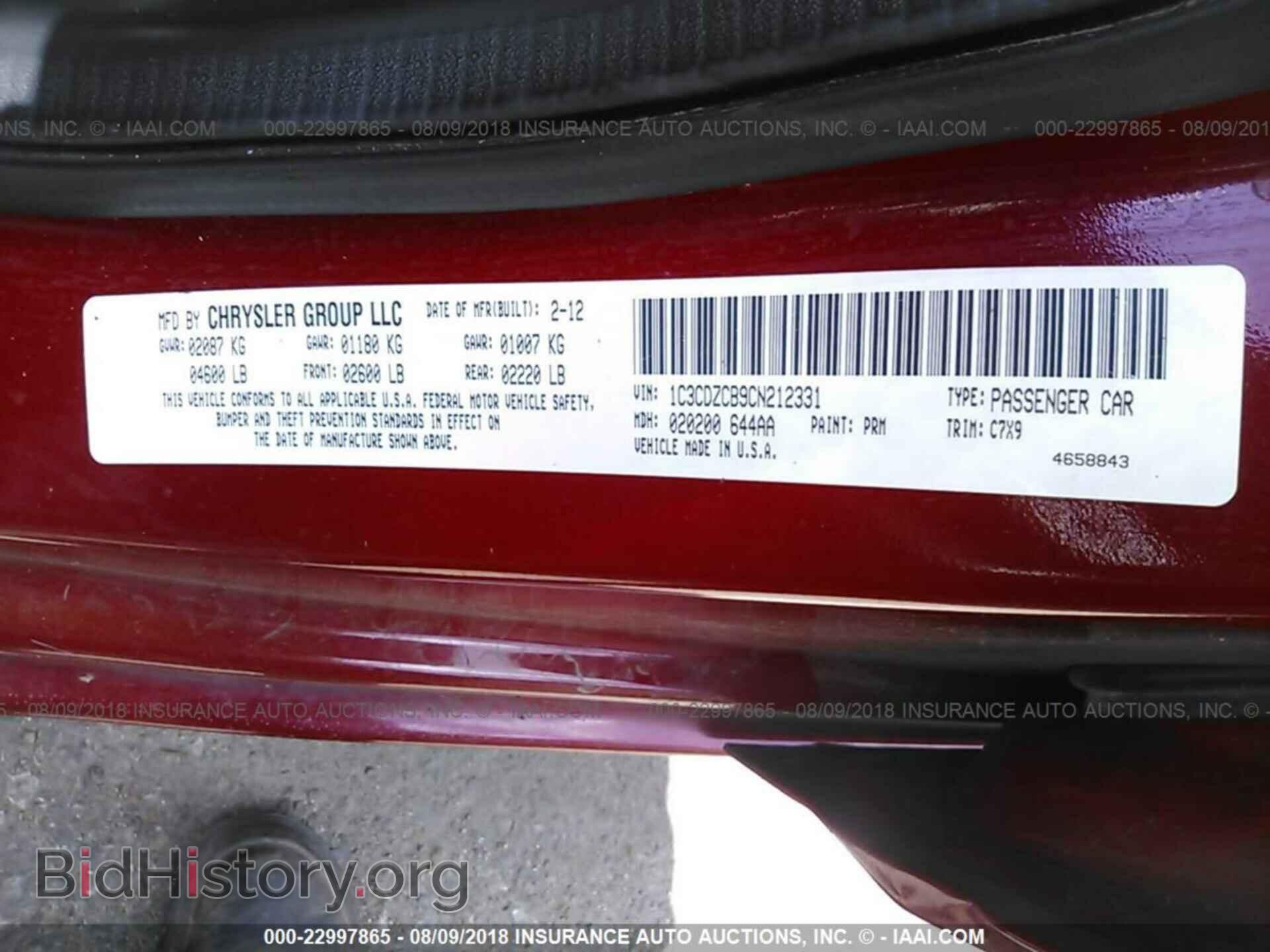 2012 Dodge Avenger - VIN: 1C3CDZCB9CN212331 - Photo 9